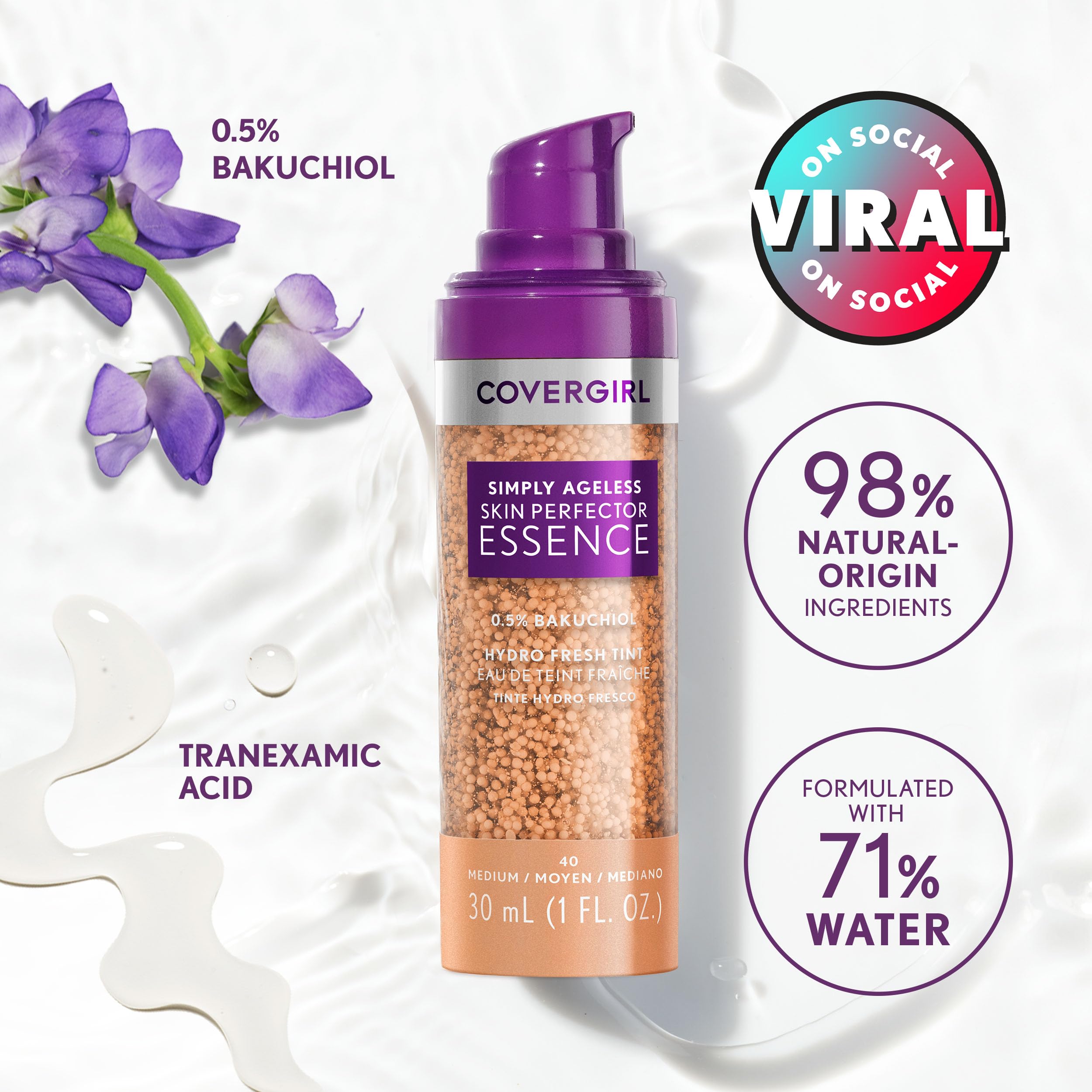Foto 6 pulgar | Base De Maquillaje Covergirl Simply Ageless Skin Perfector 45 30 Ml - Venta Internacional.
