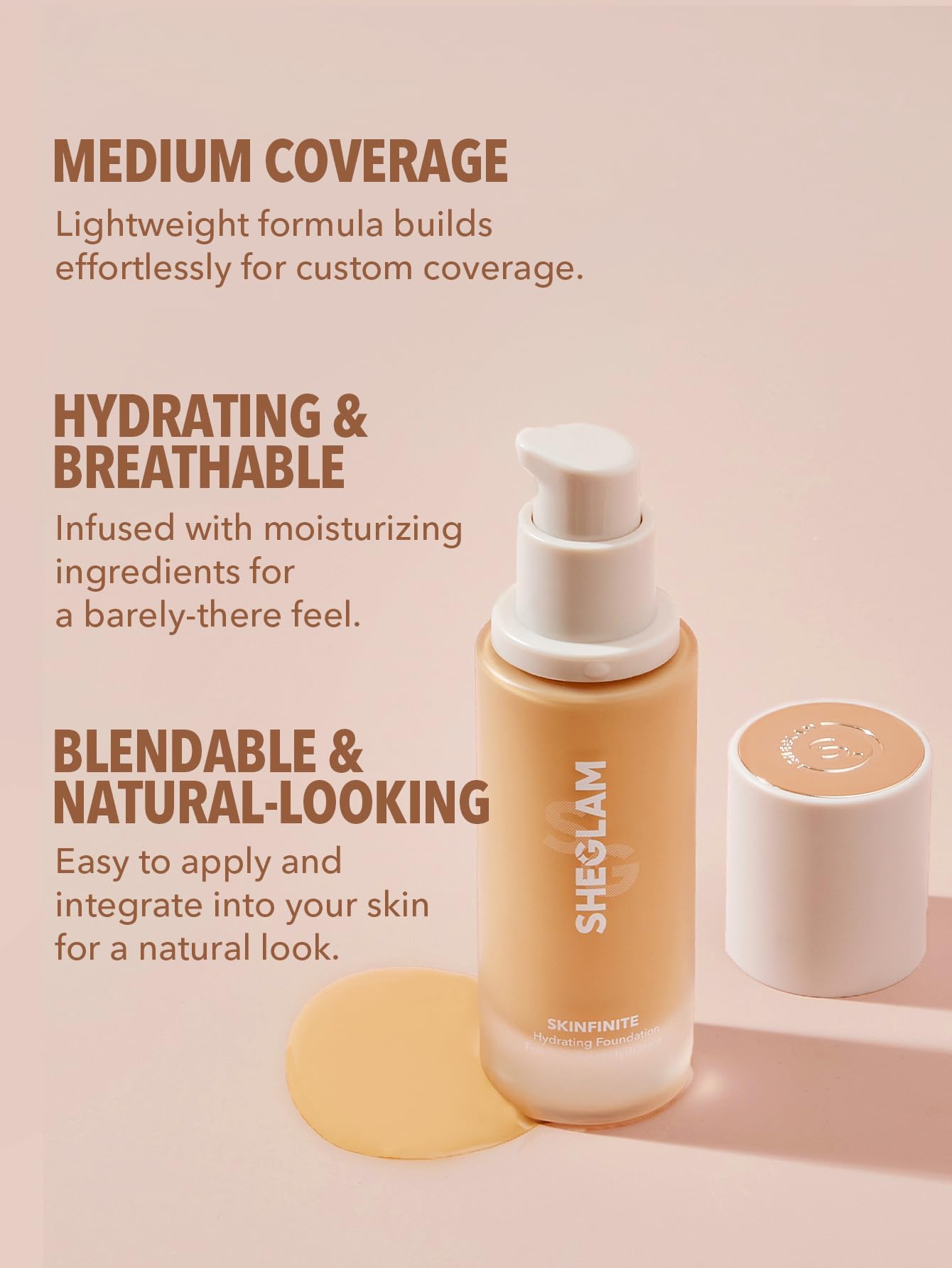 Foto 6 pulgar | Base Sheglam Skinfinite Hidrating Flawless Dewy Shell - Venta Internacional.