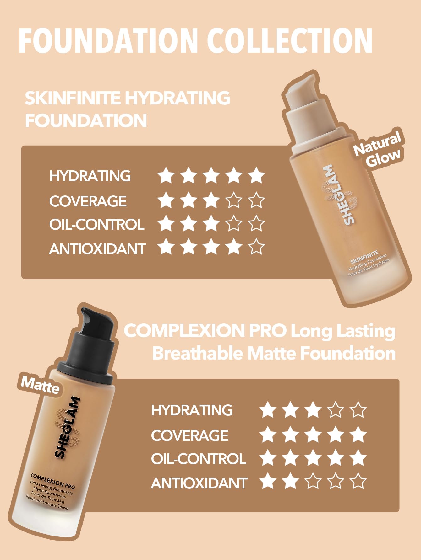 Foto 7 pulgar | Base Sheglam Skinfinite Hidrating Flawless Dewy Shell - Venta Internacional.