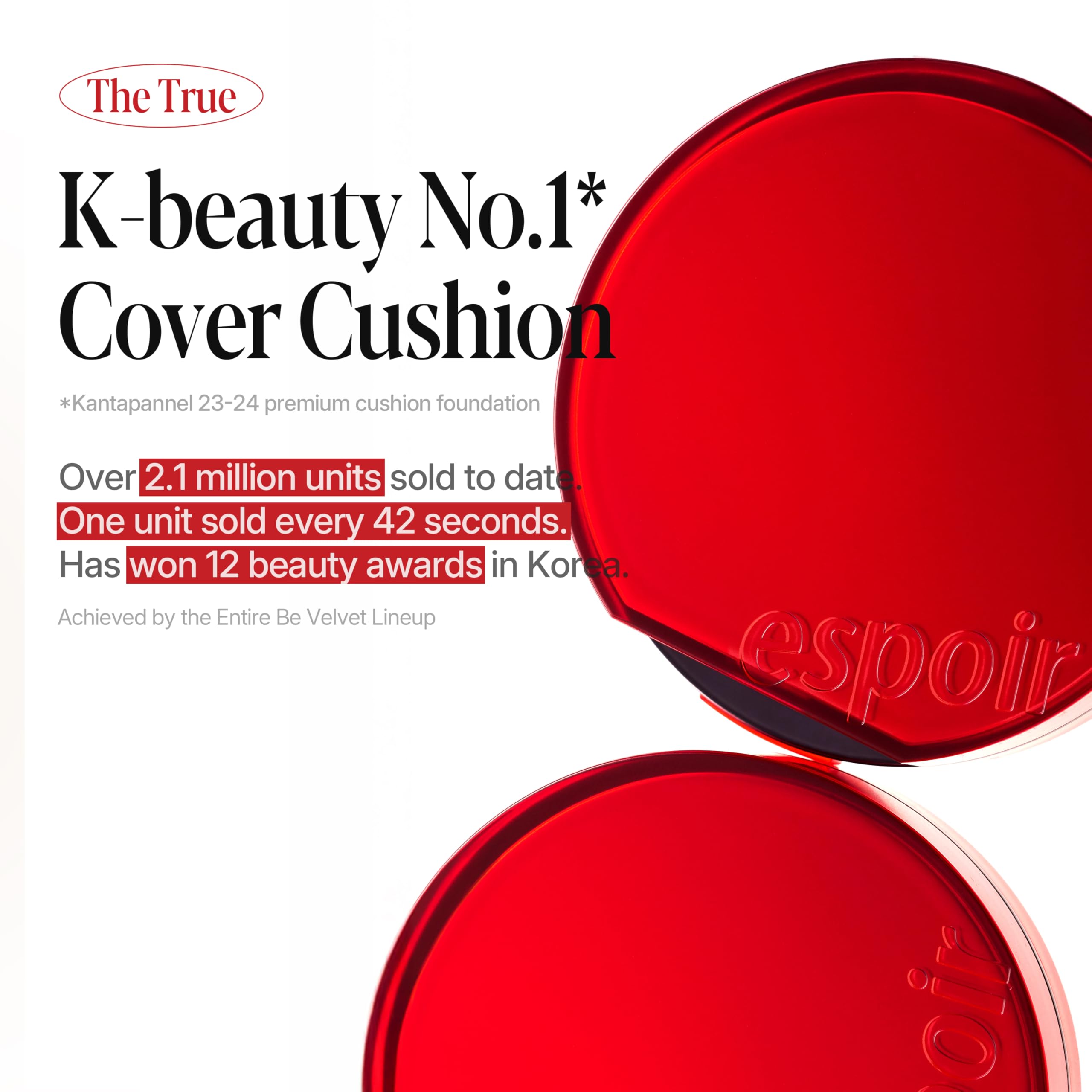 Foto 2 | Base De Maquillaje Espoir Be Velvet Quick Coverage #37 Deep - Venta Internacional.