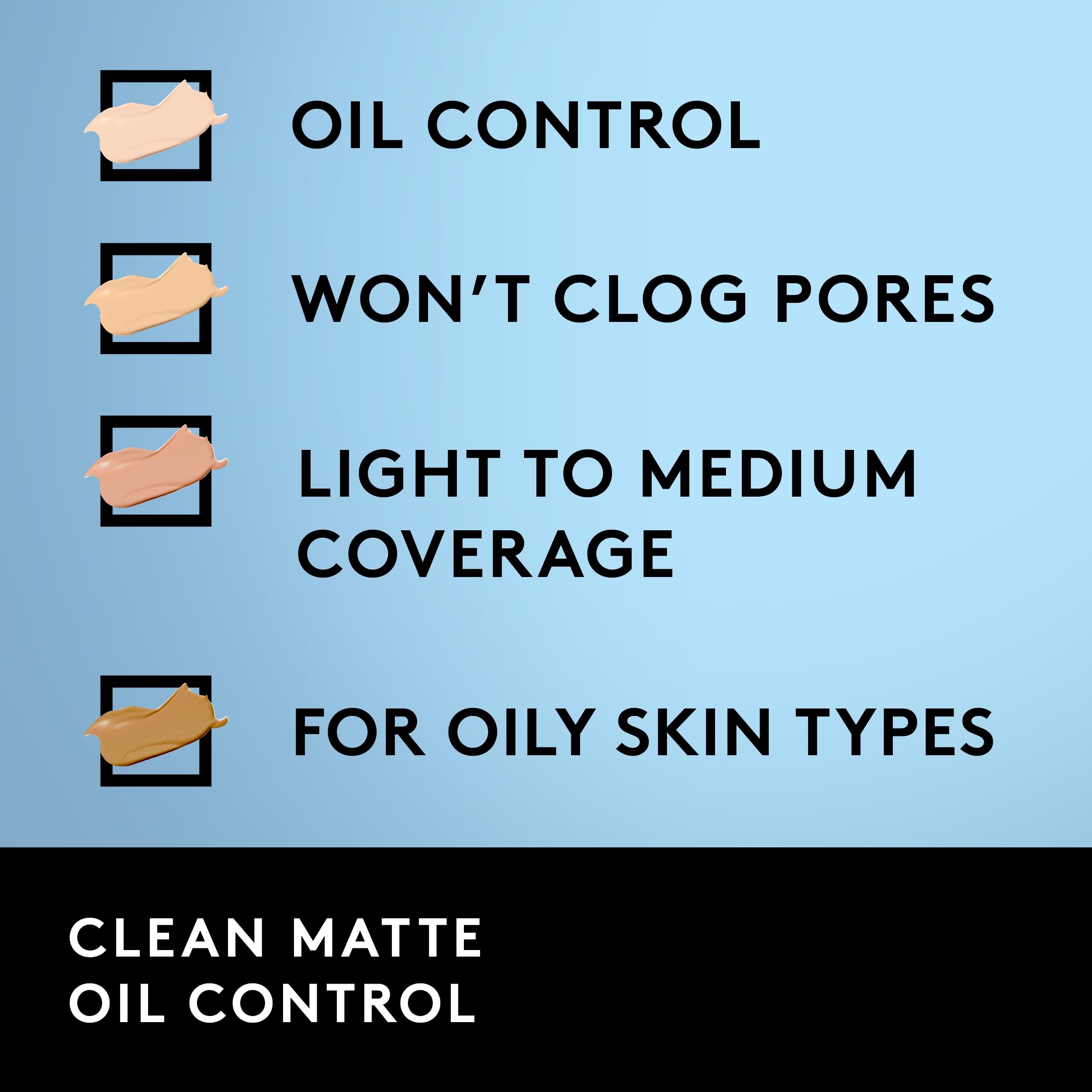 Foto 5 pulgar | Base De Maquillaje Covergirl Clean Oil Control Creamy Beige 550 30 Ml - Venta Internacional.