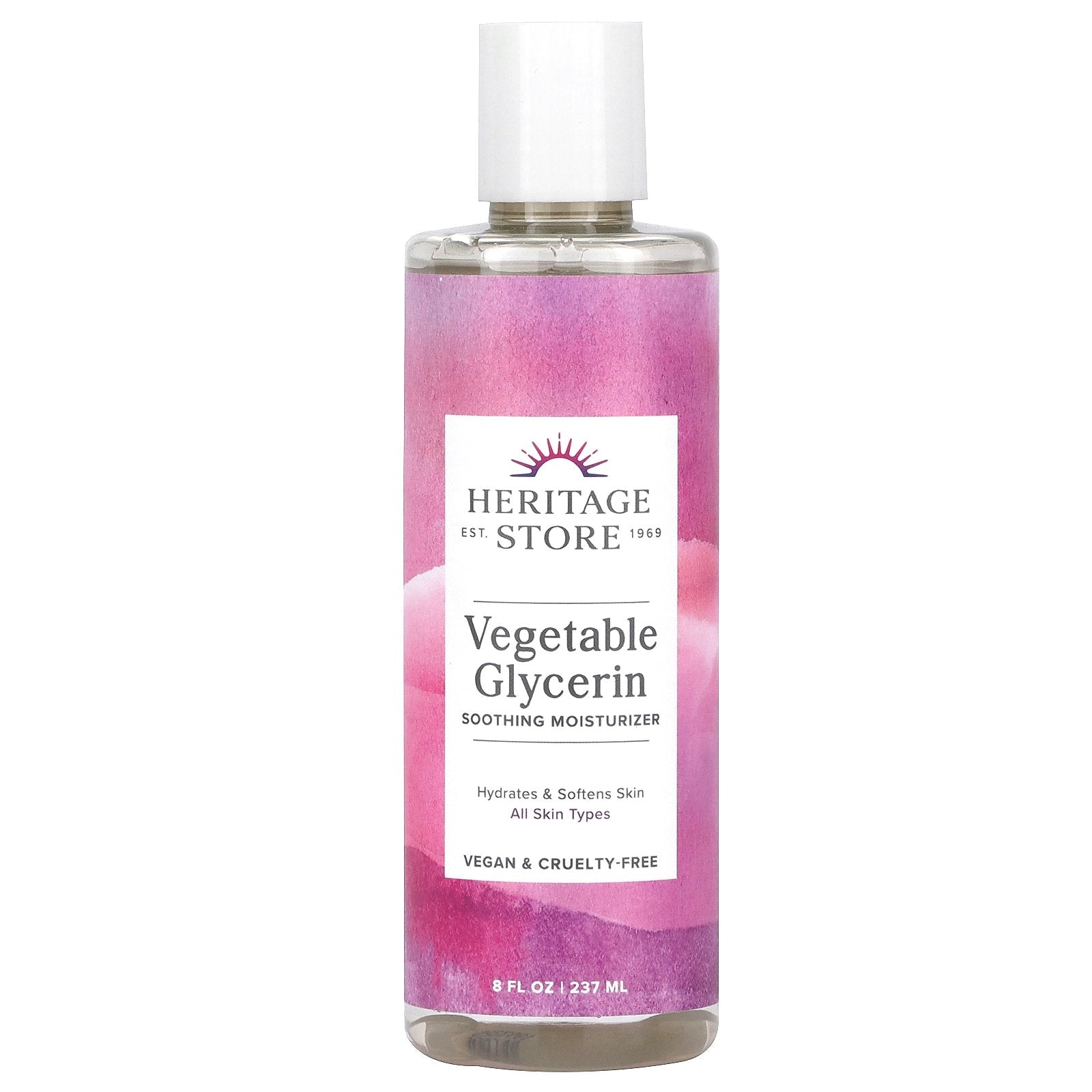 Hidratante Heritage Store Glicerina Vegetal 237ml - Venta Internacional.