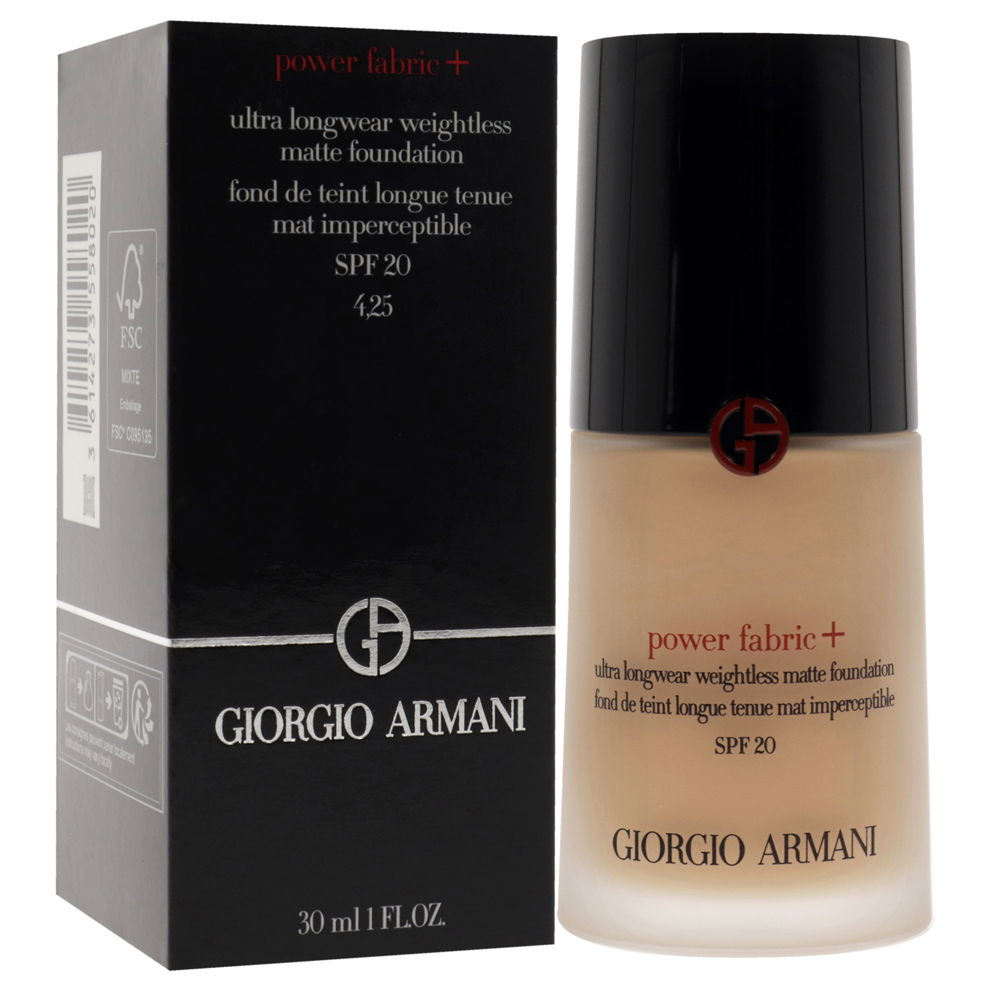 Foto 4 pulgar | Base De Maquillaje Giorgio Armani Power Fabric Plus Spf 20 30 Ml Para Mujer - Venta Internacional.