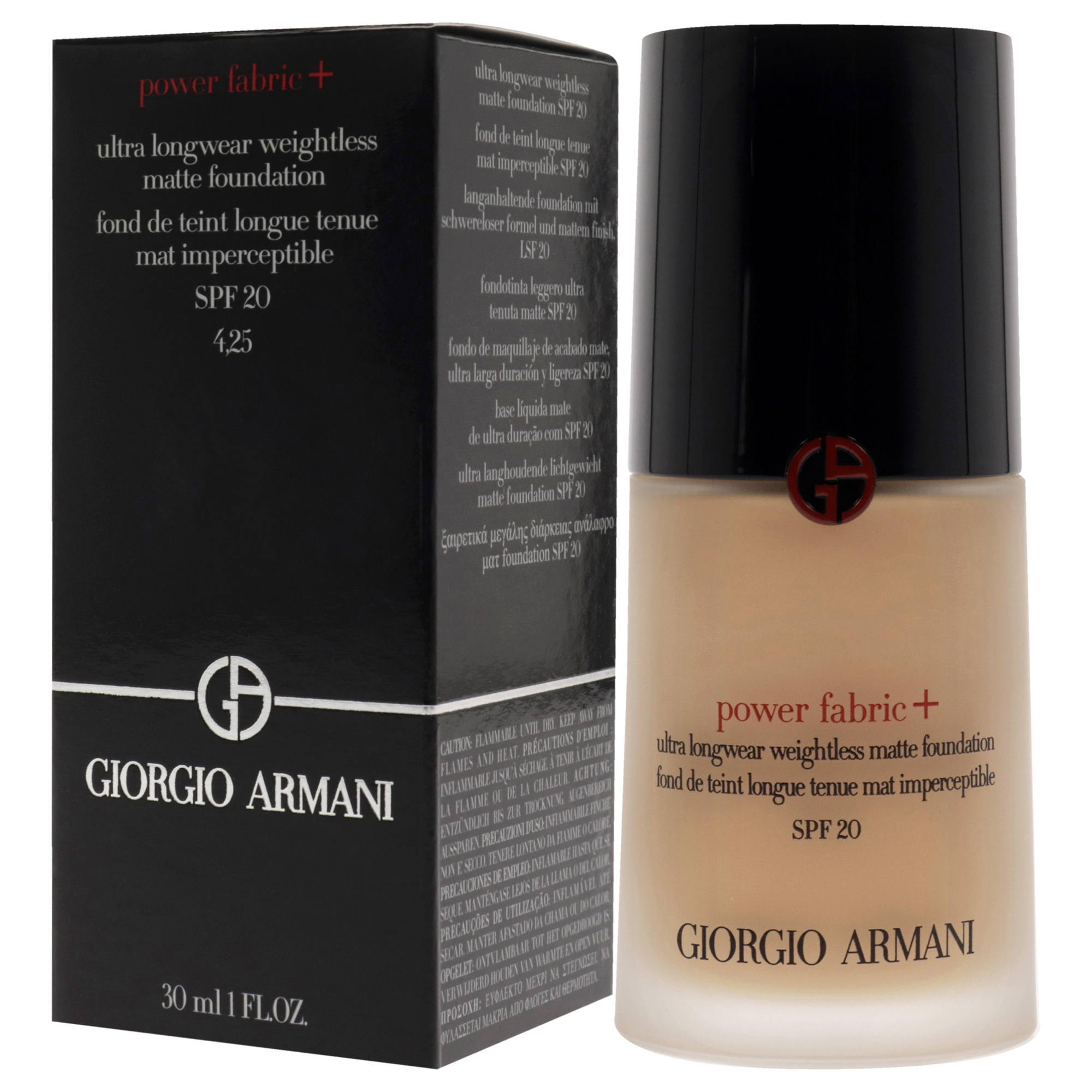 Foto 5 pulgar | Base De Maquillaje Giorgio Armani Power Fabric Plus Spf 20 30 Ml Para Mujer - Venta Internacional.