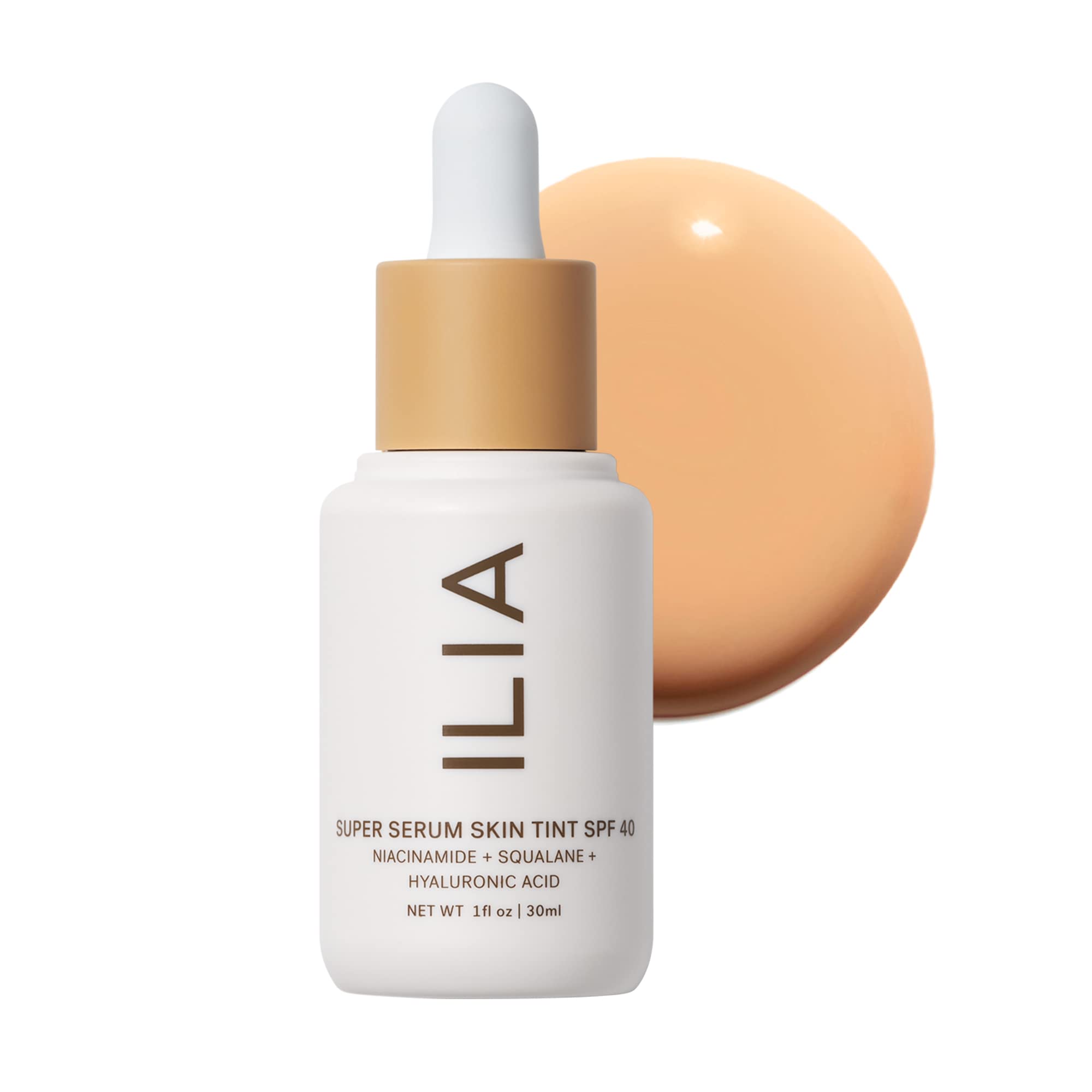 Sérum Teñido Ilia Super Serum Skin Tint Spf 40 Vegan Clean - Venta Internacional.