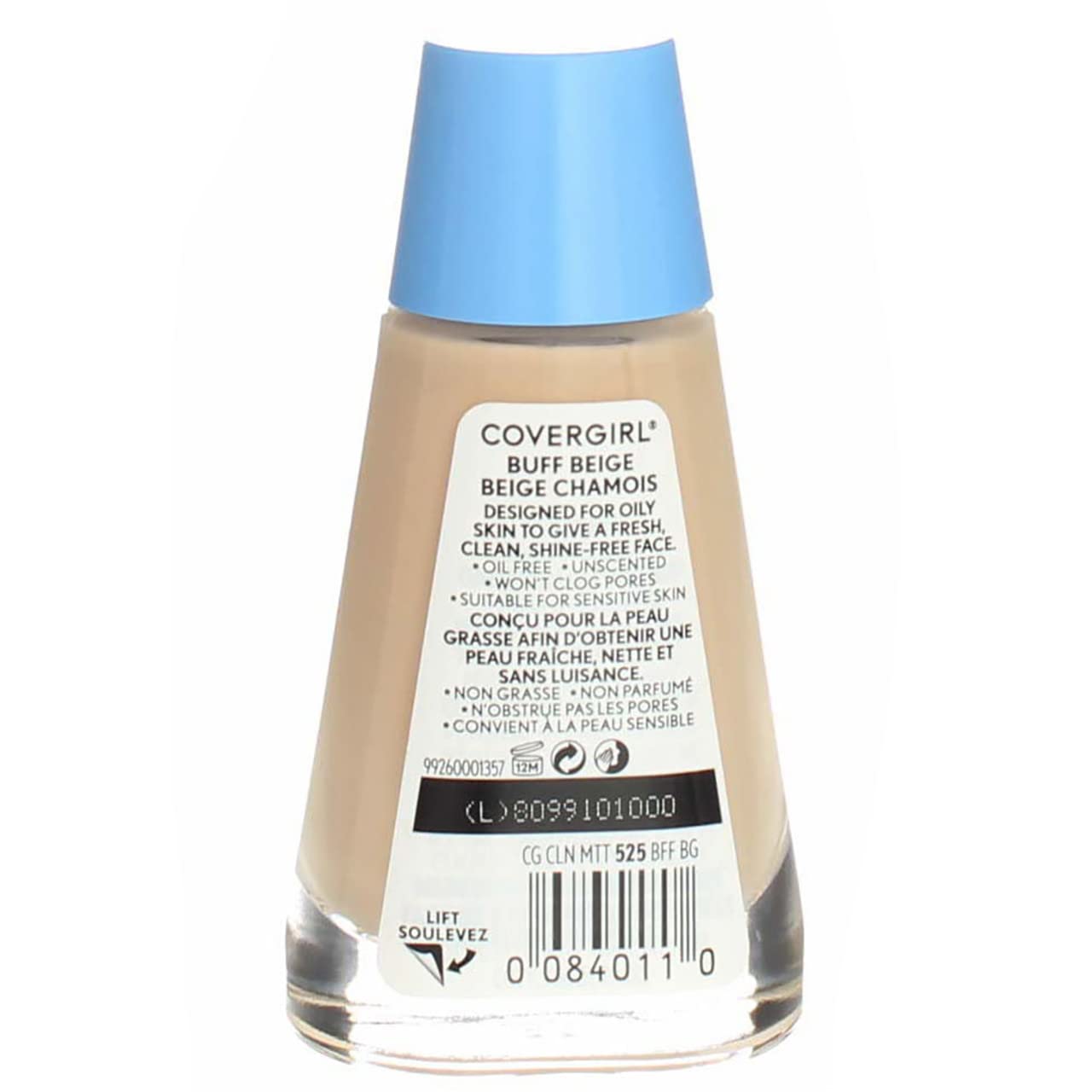 Foto 4 | Maquillaje Covergirl Clean Oil Control Liquid Buff Beige 525 30 Ml - Venta Internacional.
