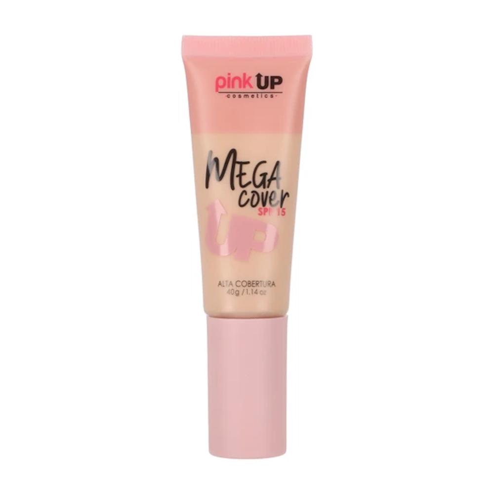 Foto 1 | Mega Cover Maquillaje De Larga Duración Alta Cobertura Pink Up