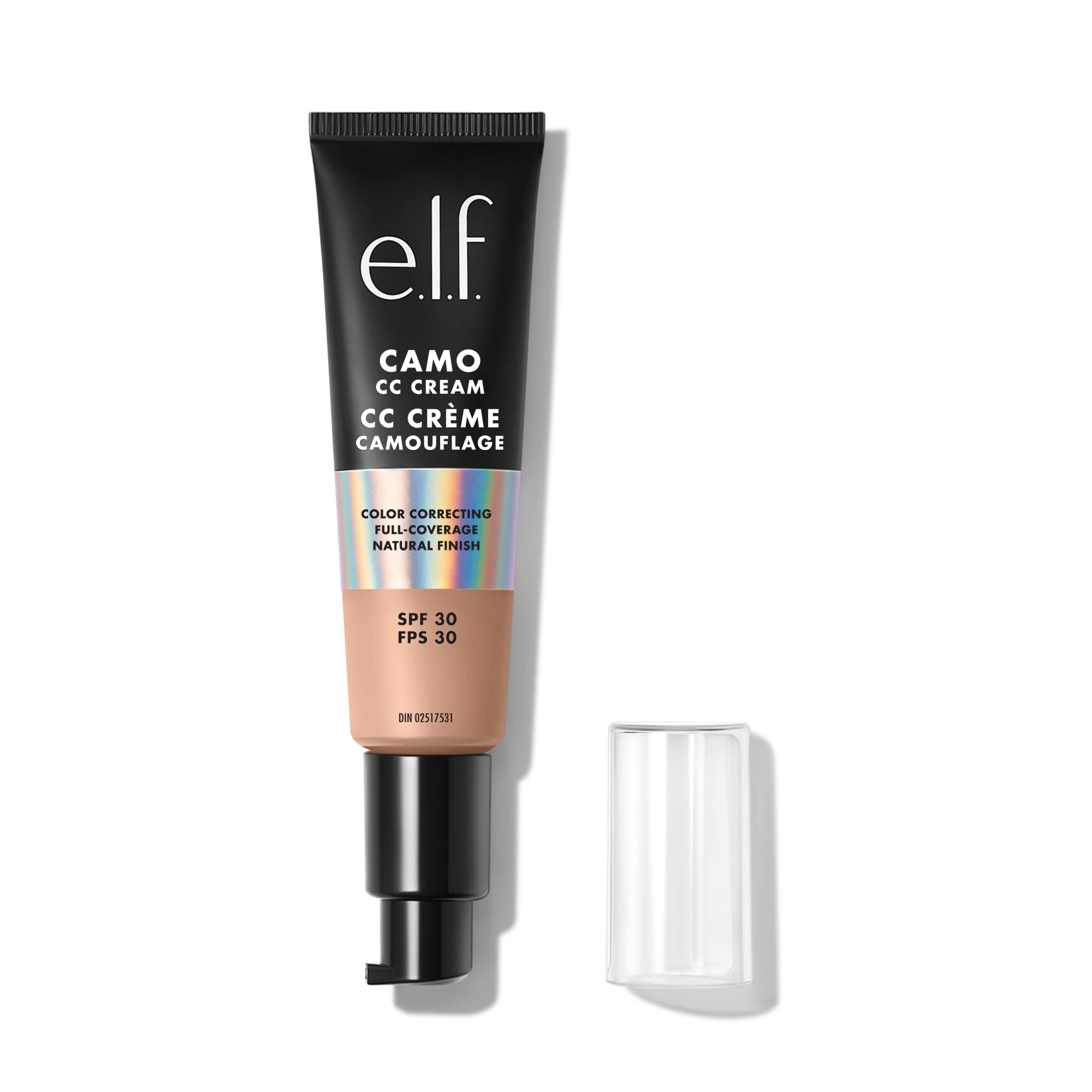 Base Correctora De Color Cc Cream E.l.f. Camo, Spf 30, 30 G - Venta Internacional.