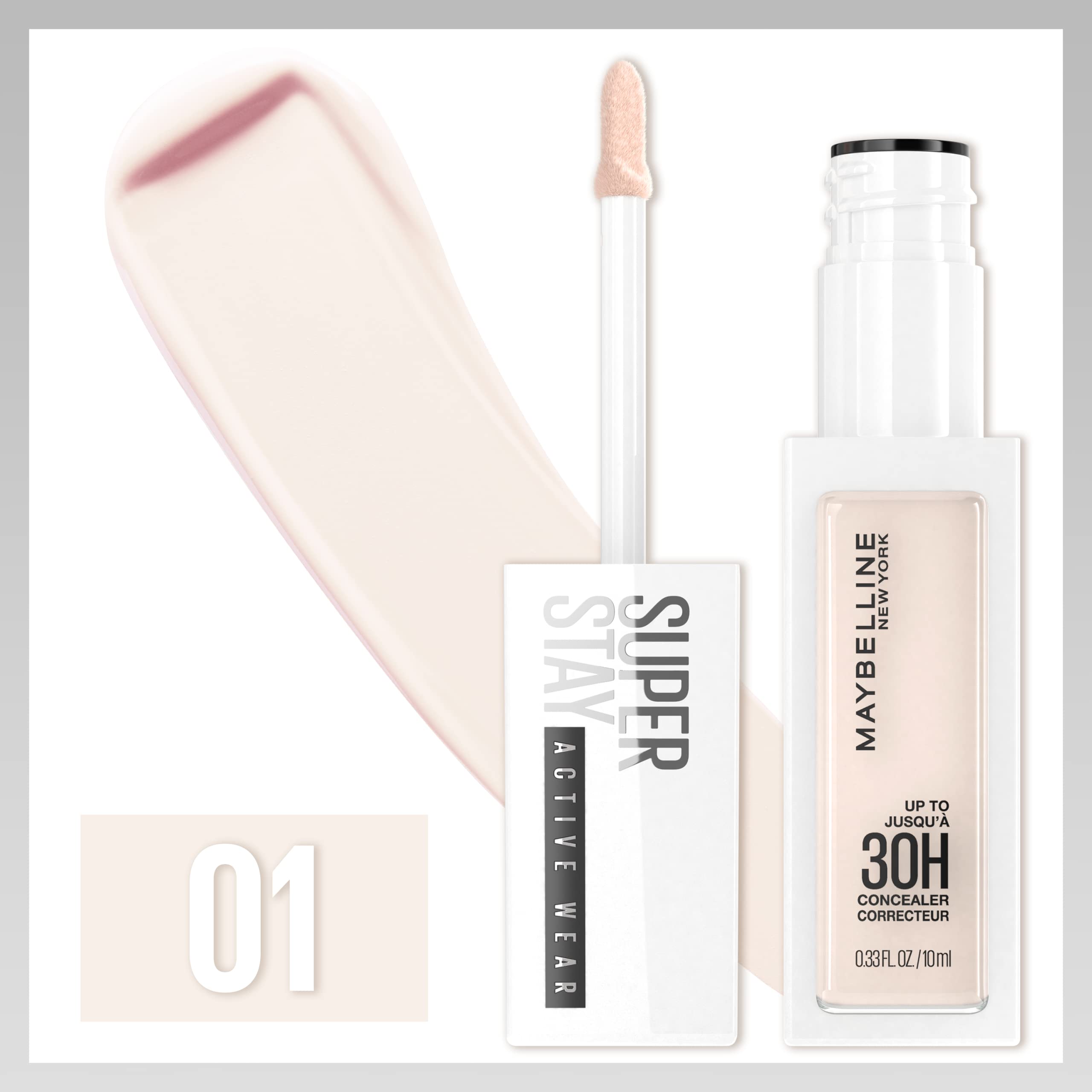 Foto 5 pulgar | Corrector Maybelline Super Stay Liquid De Cobertura Total 30h 01 - Venta Internacional.