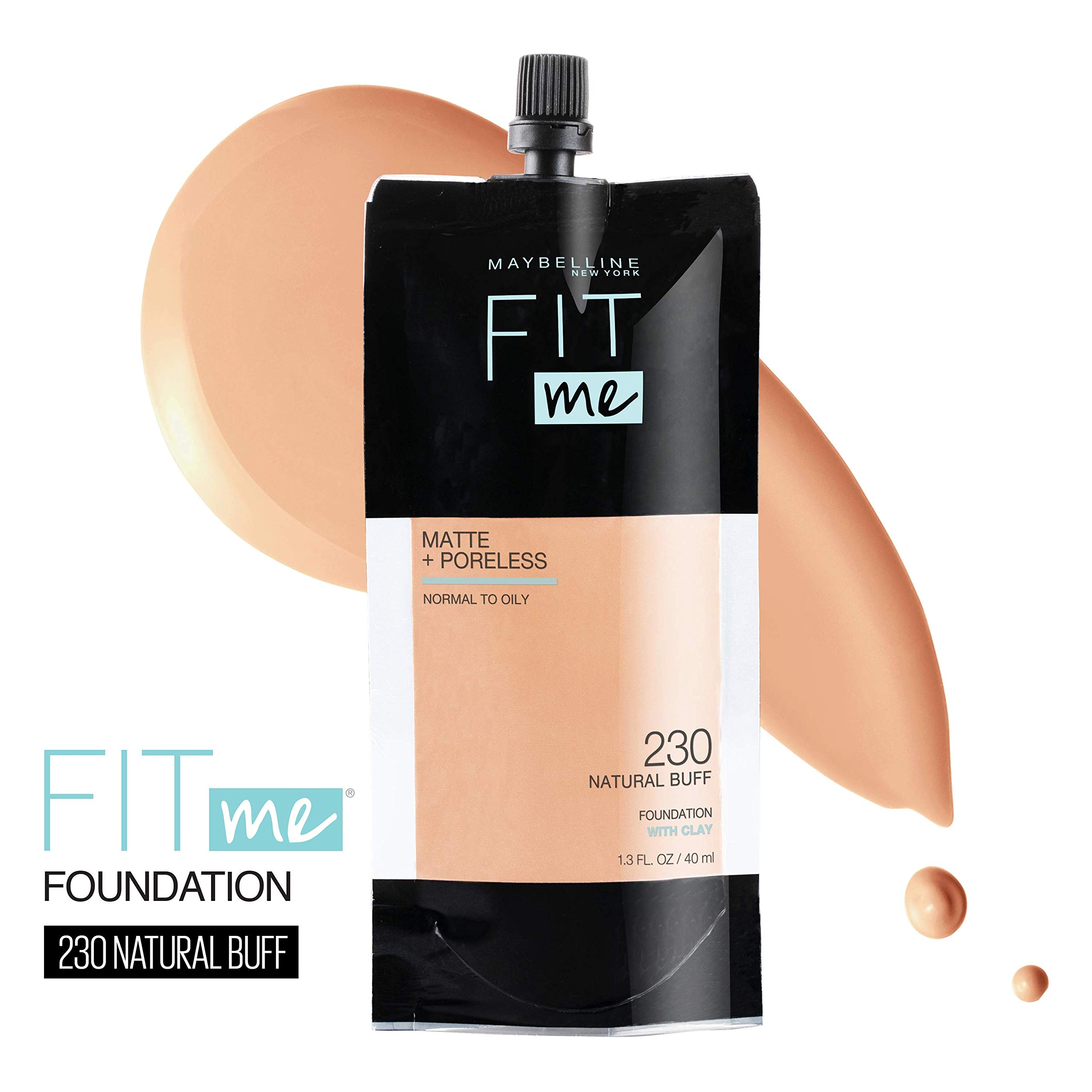 Foto 2 | Base De Maquillaje Líquida Maybelline Fit Me Matte 230 Natural Buff - Venta Internacional.