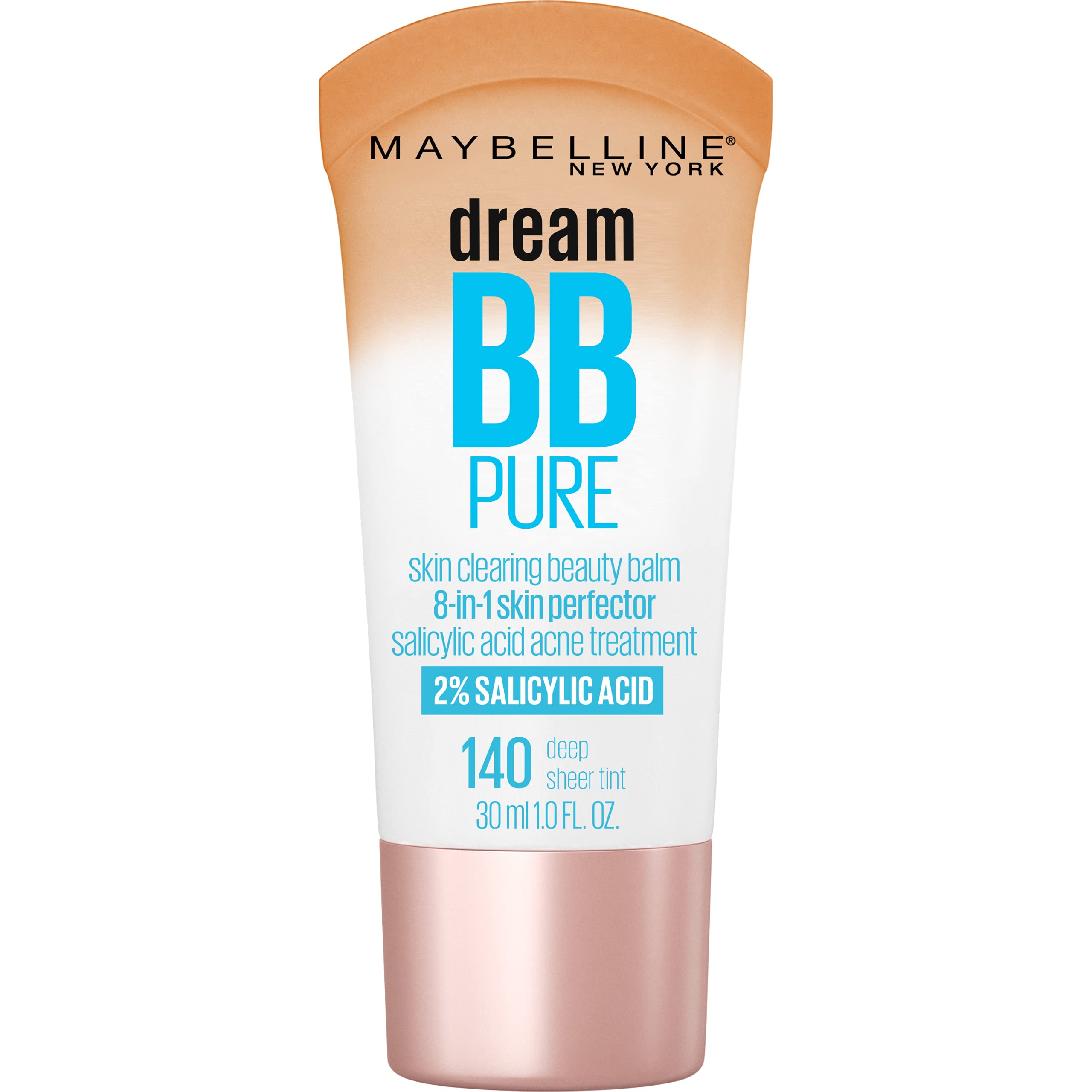 Crema Bb Cream Maybelline Dream Pure Skin Clearing 8 En 1 Deep - Venta Internacional.