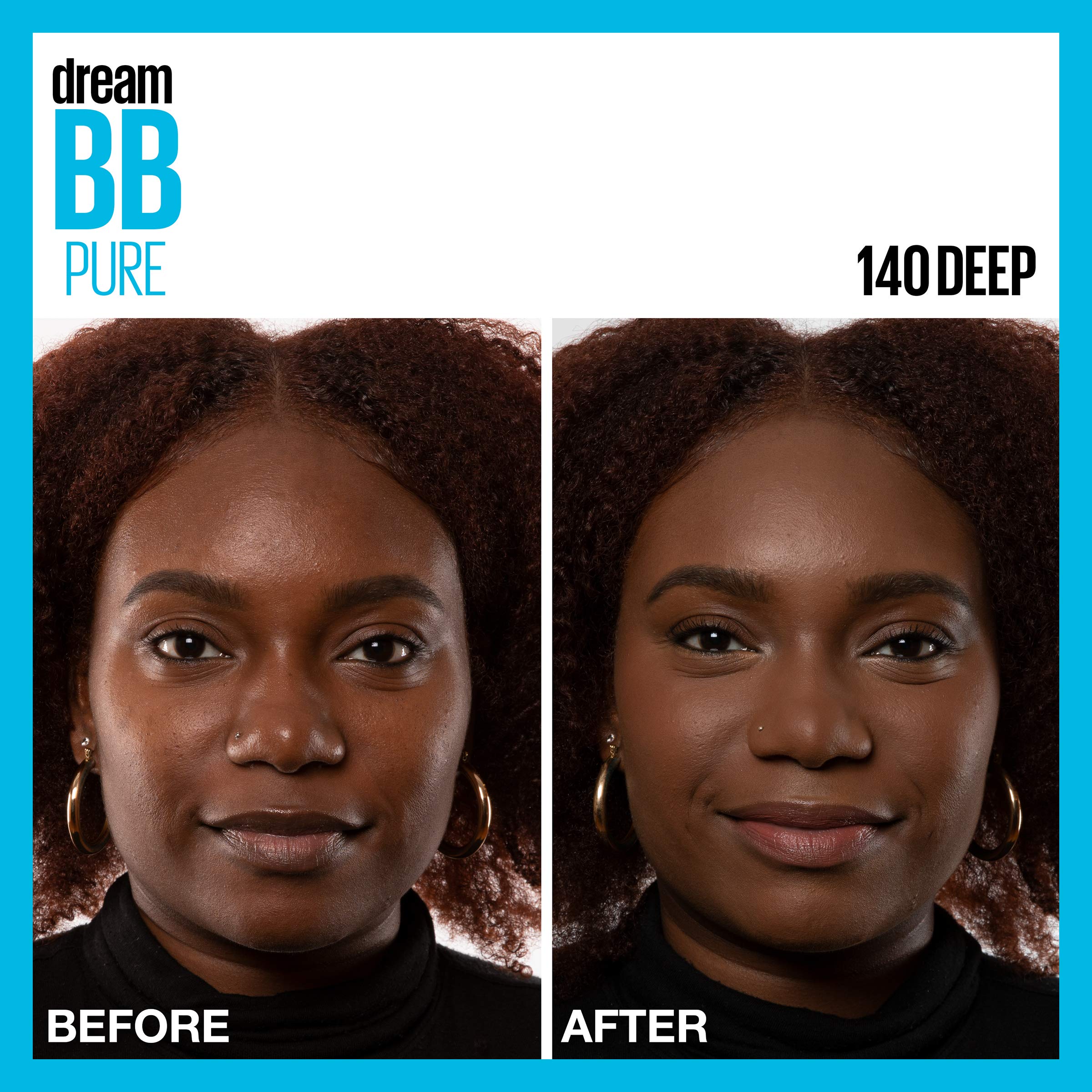 Foto 6 pulgar | Crema Bb Cream Maybelline Dream Pure Skin Clearing 8 En 1 Deep - Venta Internacional.