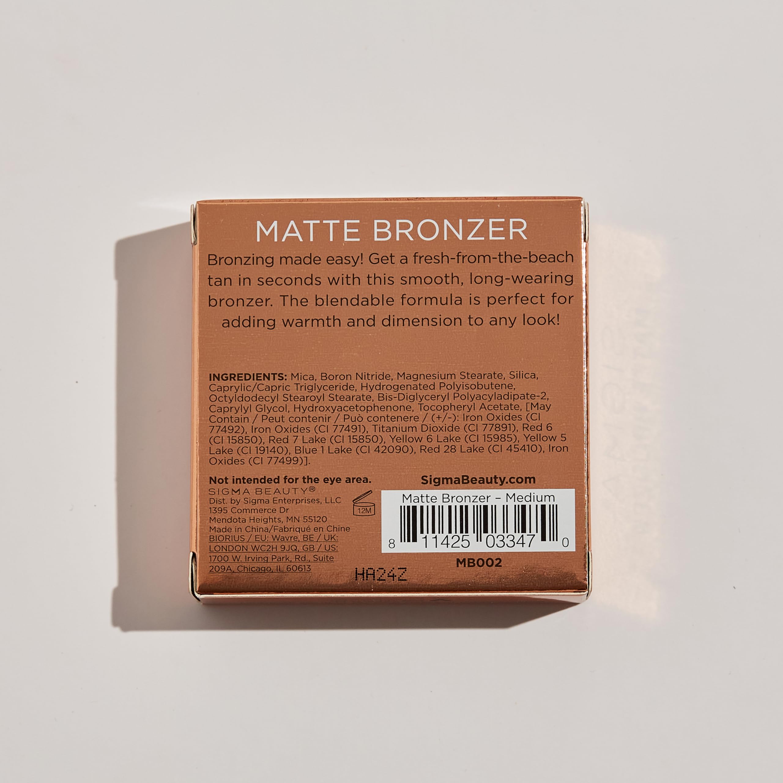 Foto 6 | Bronzer Sigma Beauty Matte Longwear Light (dark) Para Rostro - Venta Internacional.