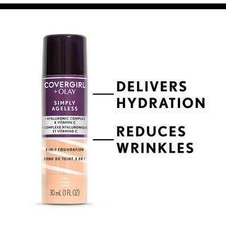 Foto 3 | Base De Maquillaje Líquida Covergirl+olay Simply Ageless 3 En 1 30 Ml - Venta Internacional.