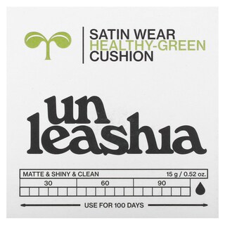 Foto 2 | Ropa Satinada Cushion Unleashia Verde Saludable Spf 30/pa++ 15 G - Venta Internacional.