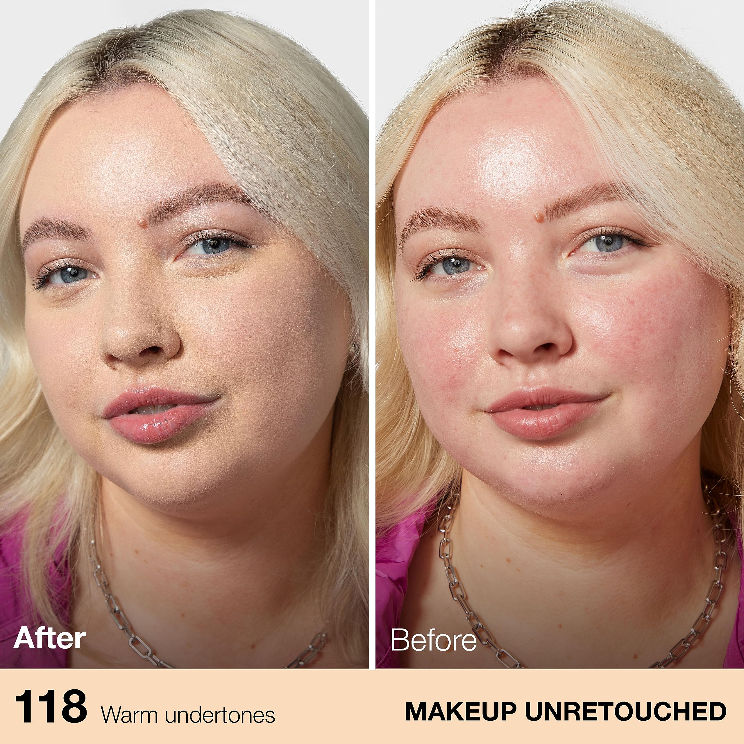 Foto 4 pulgar | Base De Maquillaje Maybelline Fit Me Matte + Poreless Beige Claro - Venta Internacional.