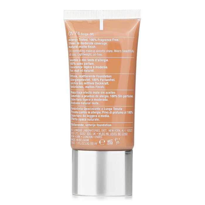 Foto 5 pulgar | Base de Maquillaje Clinique Stay Matte Free 74 Beige - Venta Internacional
