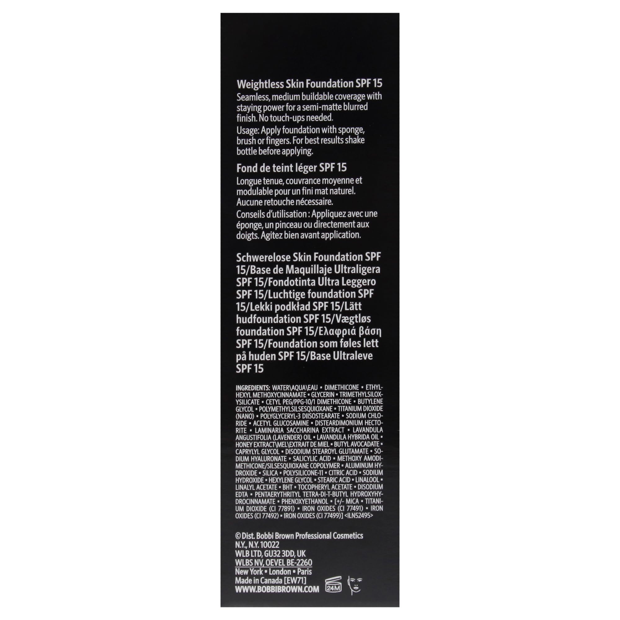 Foto 8 pulgar | Base Bobbi Brown Weightless Skin Spf 15 24 Horas - Venta Internacional.