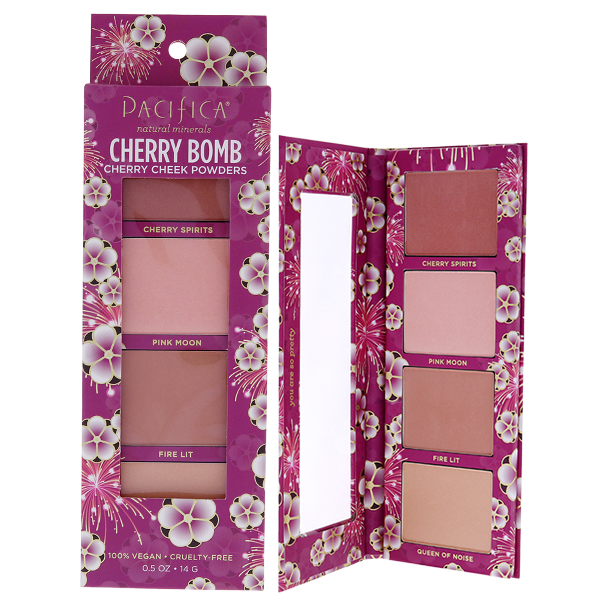 Cherry Bomb Cherry Cheek Polvos Pacífica Multicolor