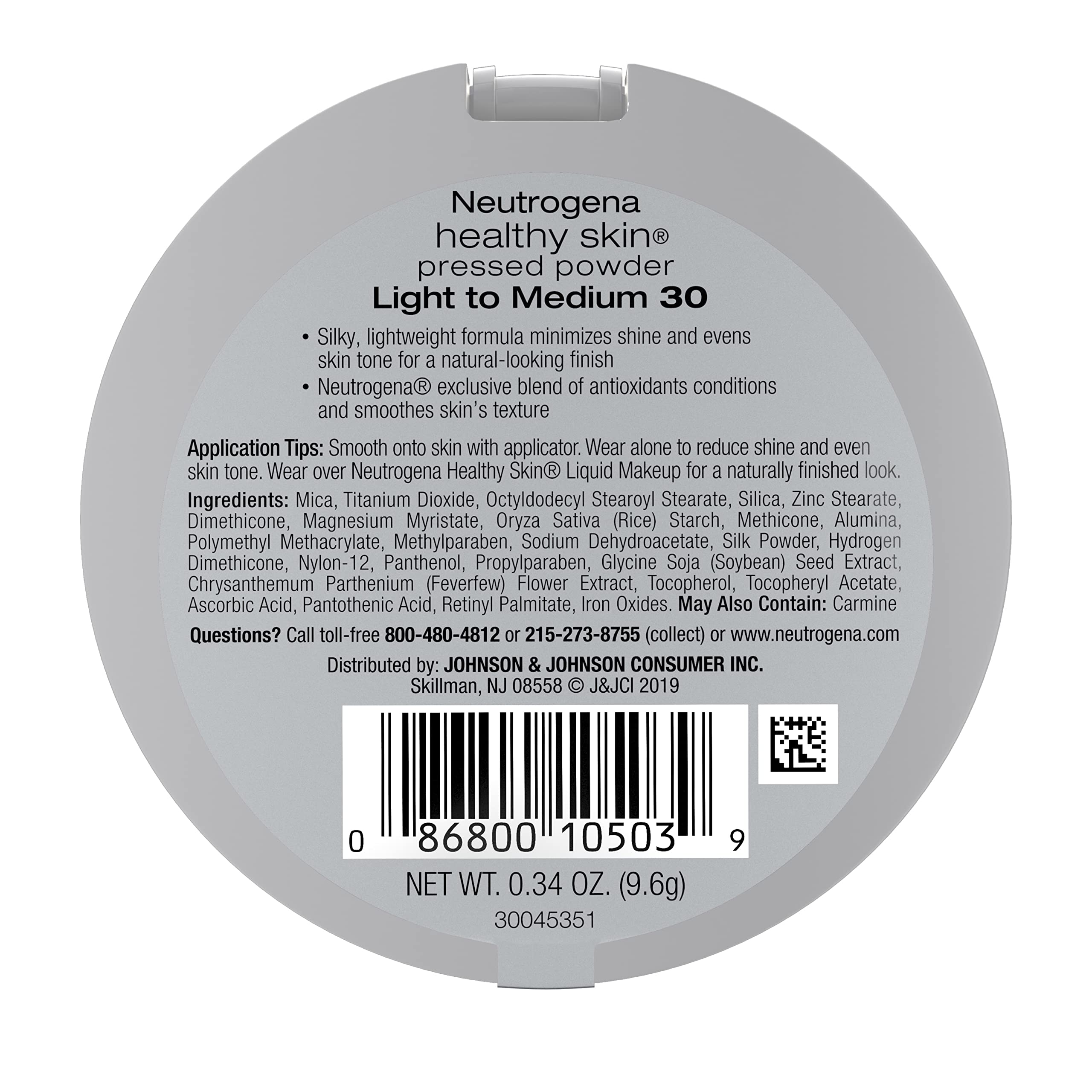 Foto 5 | Polvo de Maquillaje Compact Neutrogena Healthy Skin Light-medium - Venta Internacional