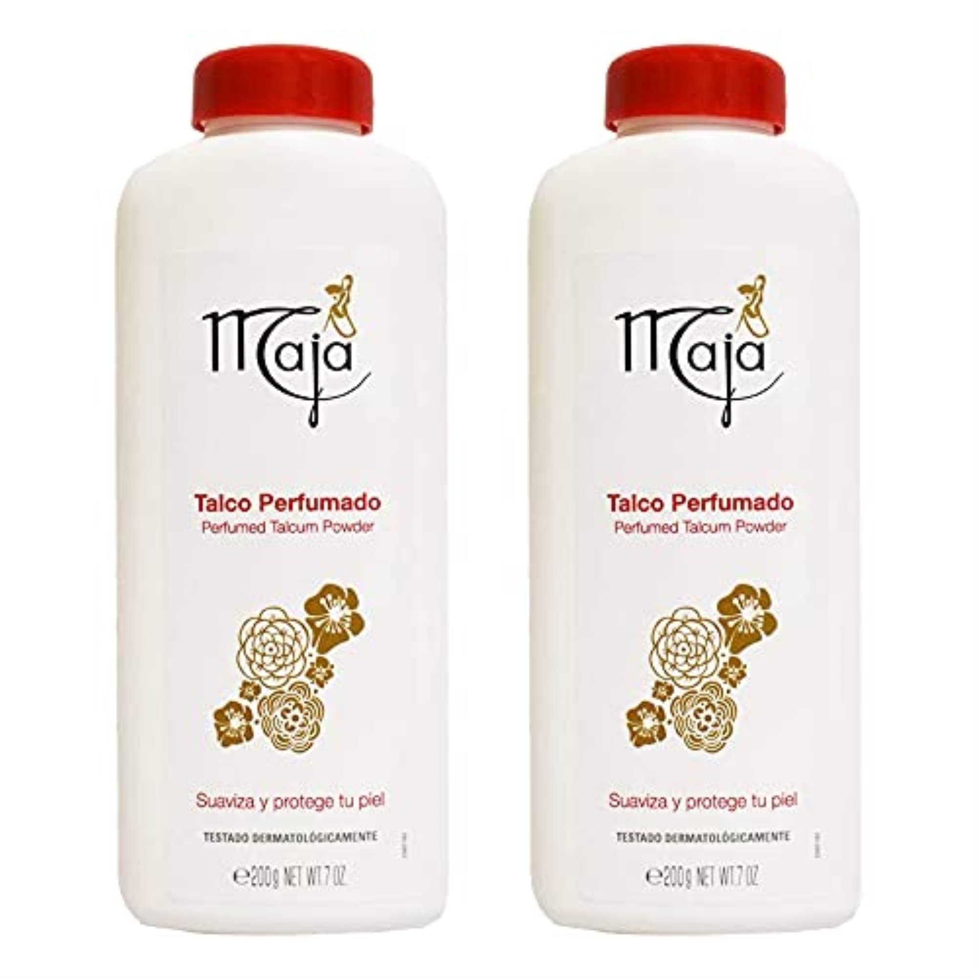 Foto 2 pulgar | Polvo De Talco Perfumado Maja Talco Perfumado 200 G, Paquete De 2 - Venta Internacional.