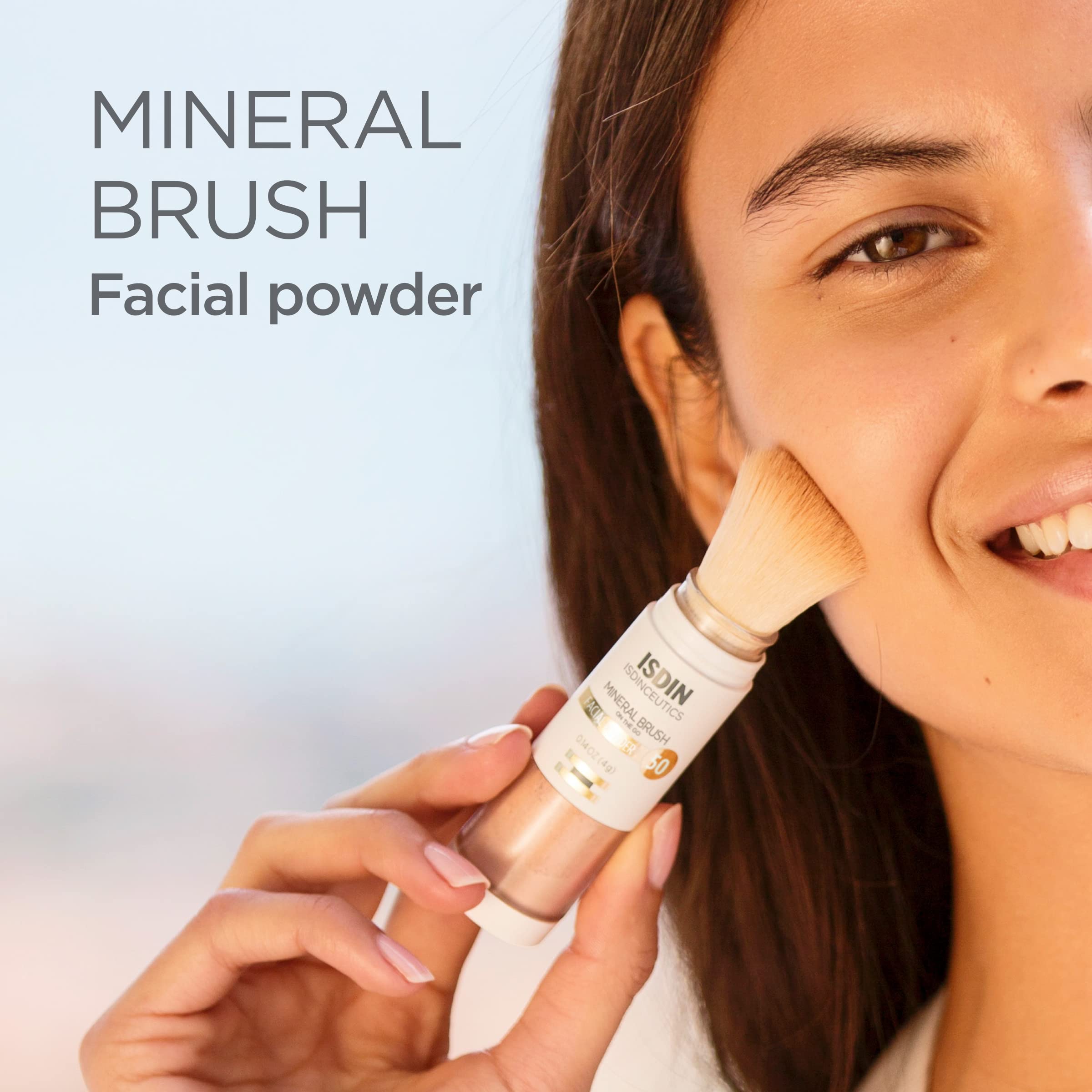 Foto 2 | Brocha Mineral En Polvo Isdin Facial Pollution Blue Light Protect - Venta Internacional