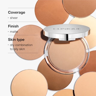 Foto 3 | Polvo Prensado Clinique Stay-matte Sheer Stay Golden - Venta Internacional