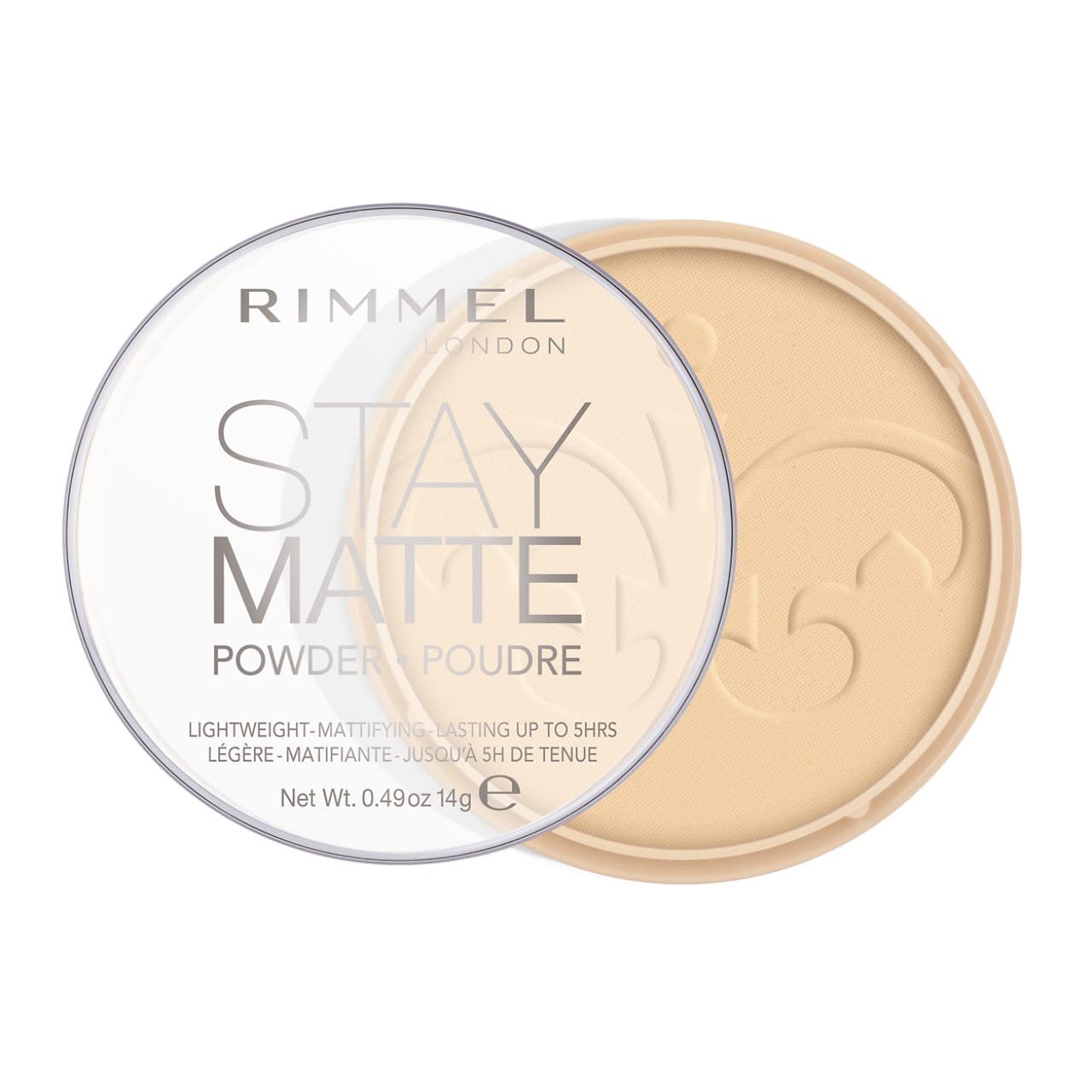 Foto 2 | Polvo Prensado Rimmel London Stay Matte 001 Transparente - Venta Internacional.