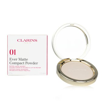 Foto 4 pulgar | Polvo Compacto Clarins Ever Matte #01 Very Light - Venta Internacional.