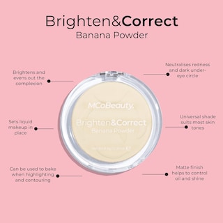 Foto 2 | Polvo De Plátano Mcobeauty Aclara Y Corrige El Enrojecimiento - Venta Internacional.