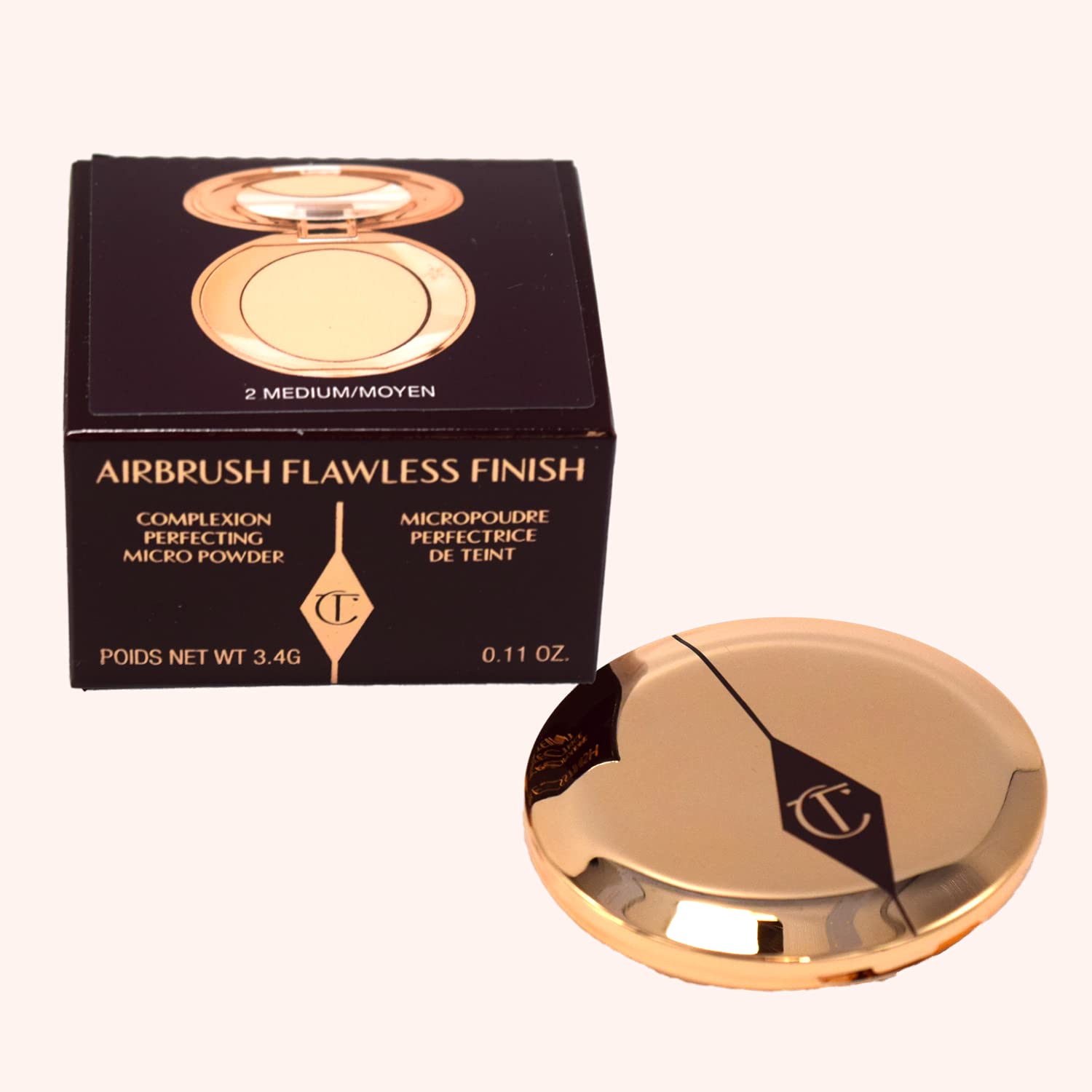 Foto 6 pulgar | Polvo Facial Charlotte Tilbury Airbrush Flawless 2 Medium - Venta Internacional.