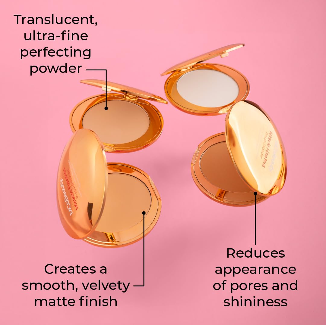 Foto 3 | Polvo Prensado Mcobeauty Miracle Flawless, Tono Medio Cálido - Venta Internacional.