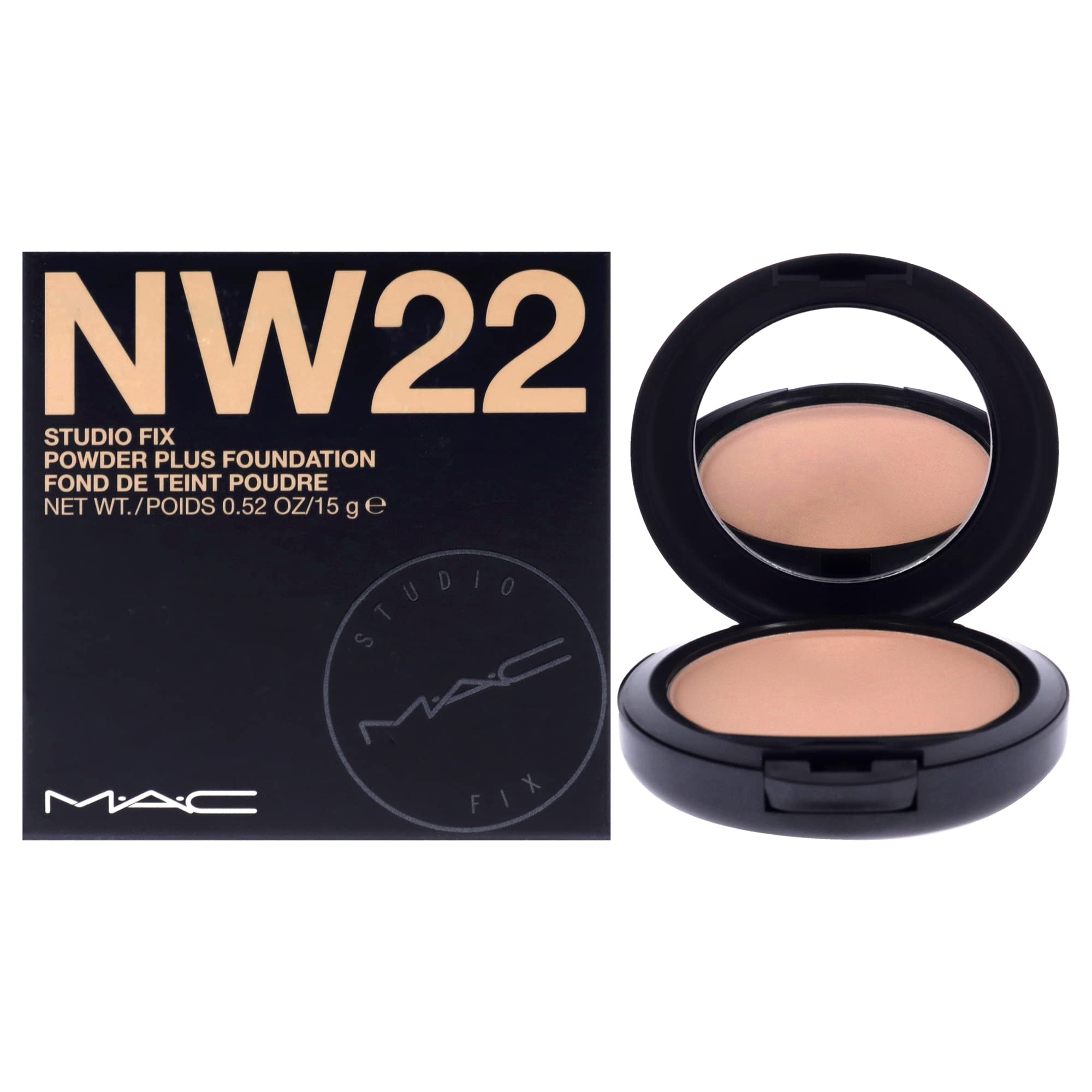 Base De Maquillaje En Polvo Mac Studio Fix Plus Nw22 15 G - Venta Internacional.