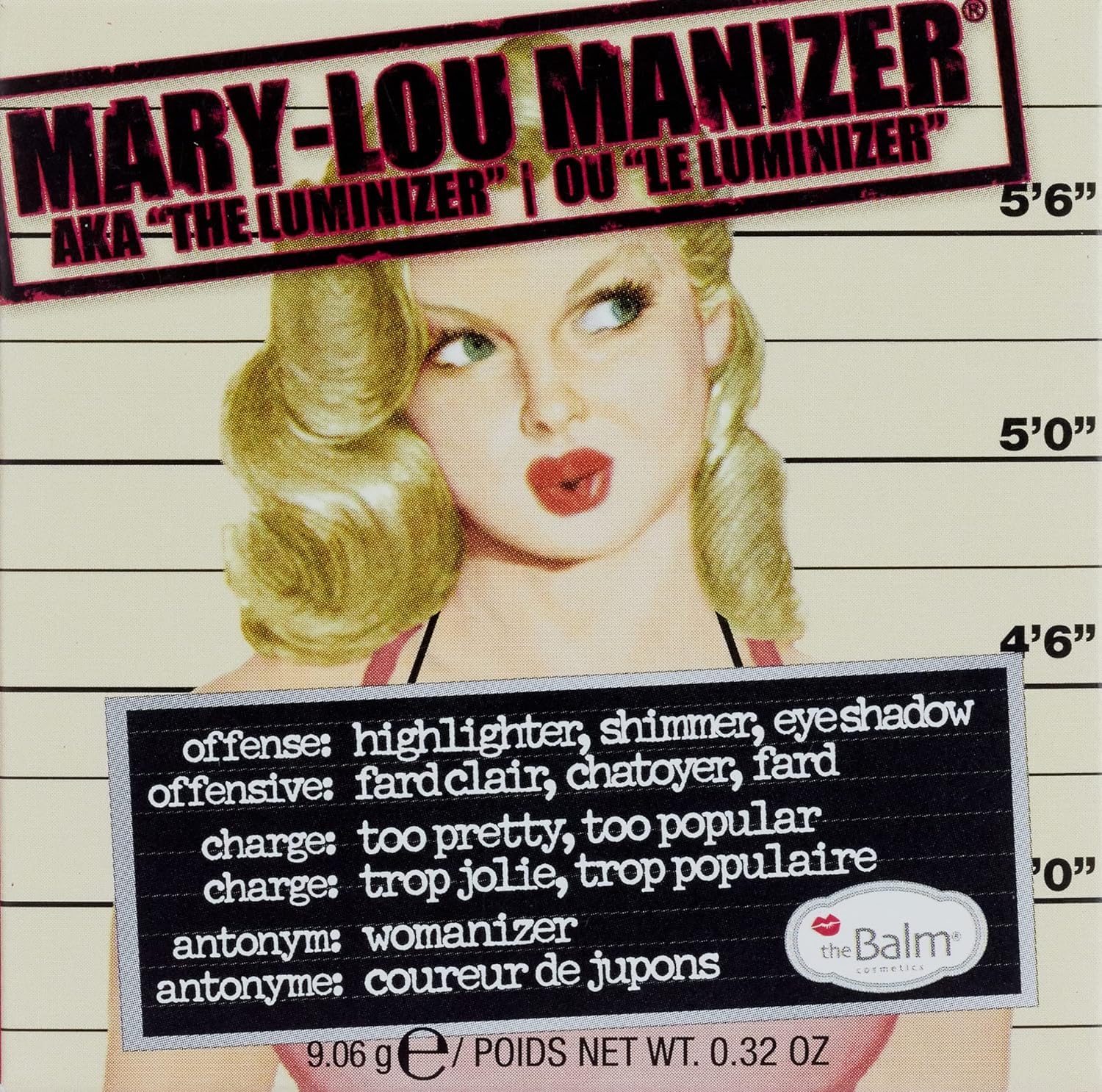 Iluminador Luminizer Shadow Shimmer Thebalm Mary-lou Manizer - Venta Internacional.