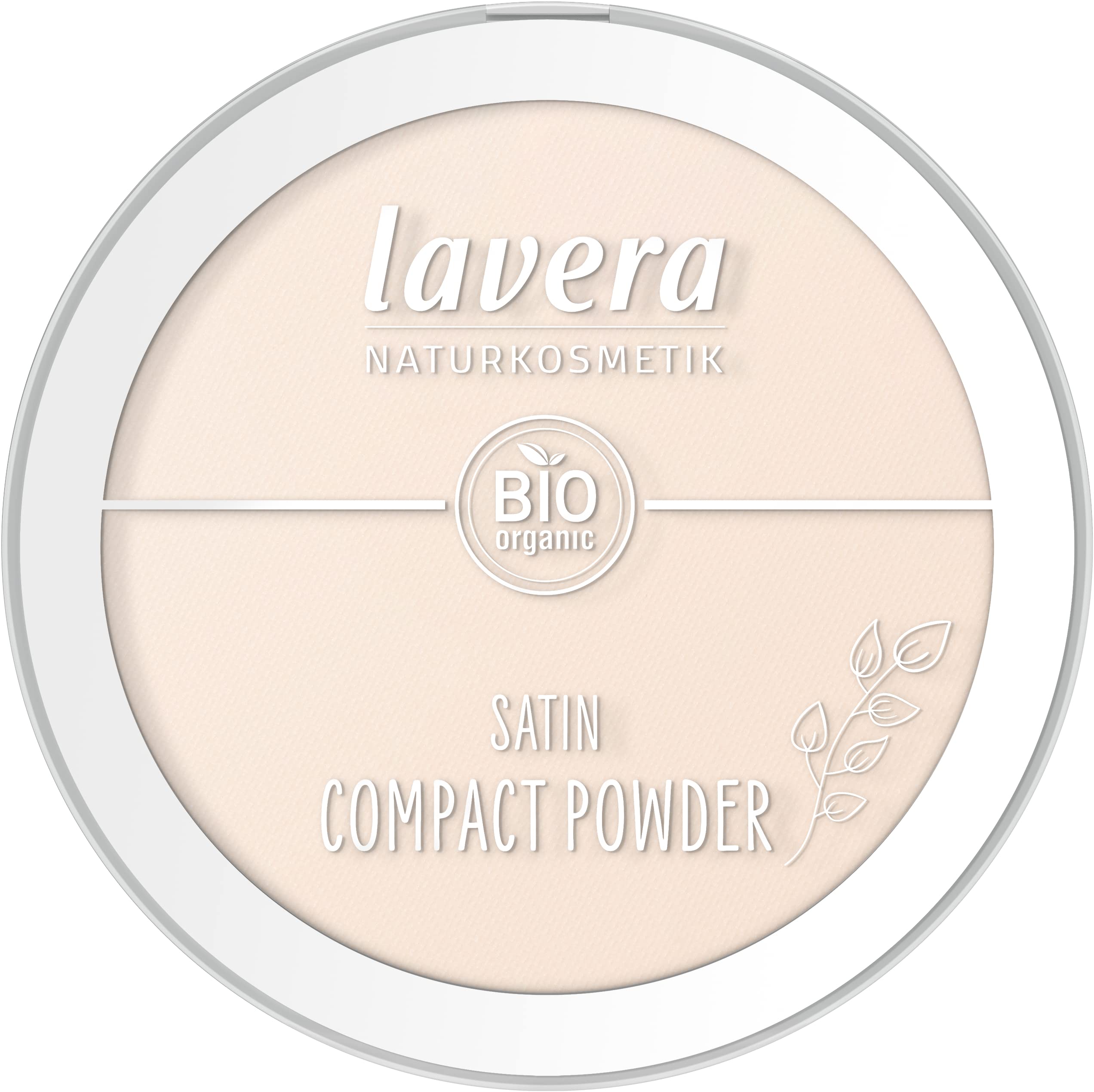 Polvo Compacto Lavera Satin Light 01 Nude 9,5 G Vegano - Venta Internacional.