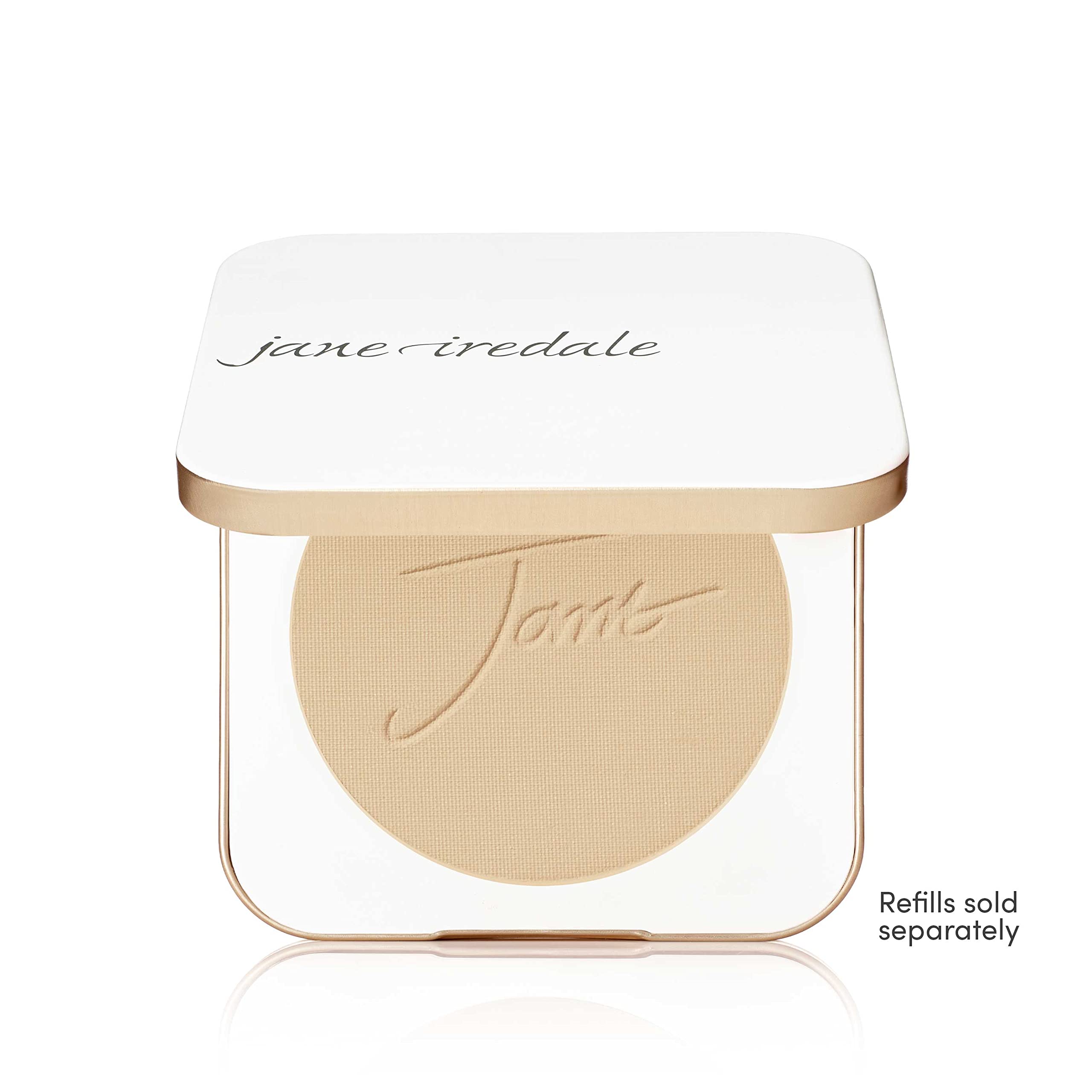 Foto 2 | Compacto Recargable Jane Iredale De Aluminio Blanco Con Espejo - Venta Internacional.