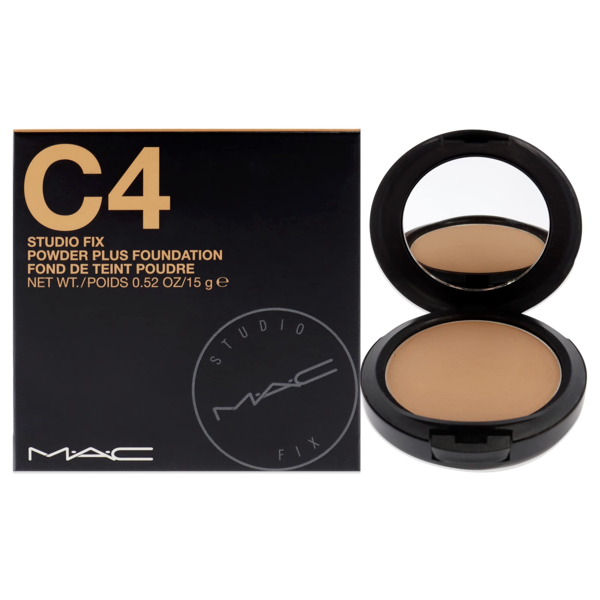 Base De Maquillaje En Polvo Mac Studio Fix Powder Plus C4 15 Ml - Venta Internacional.