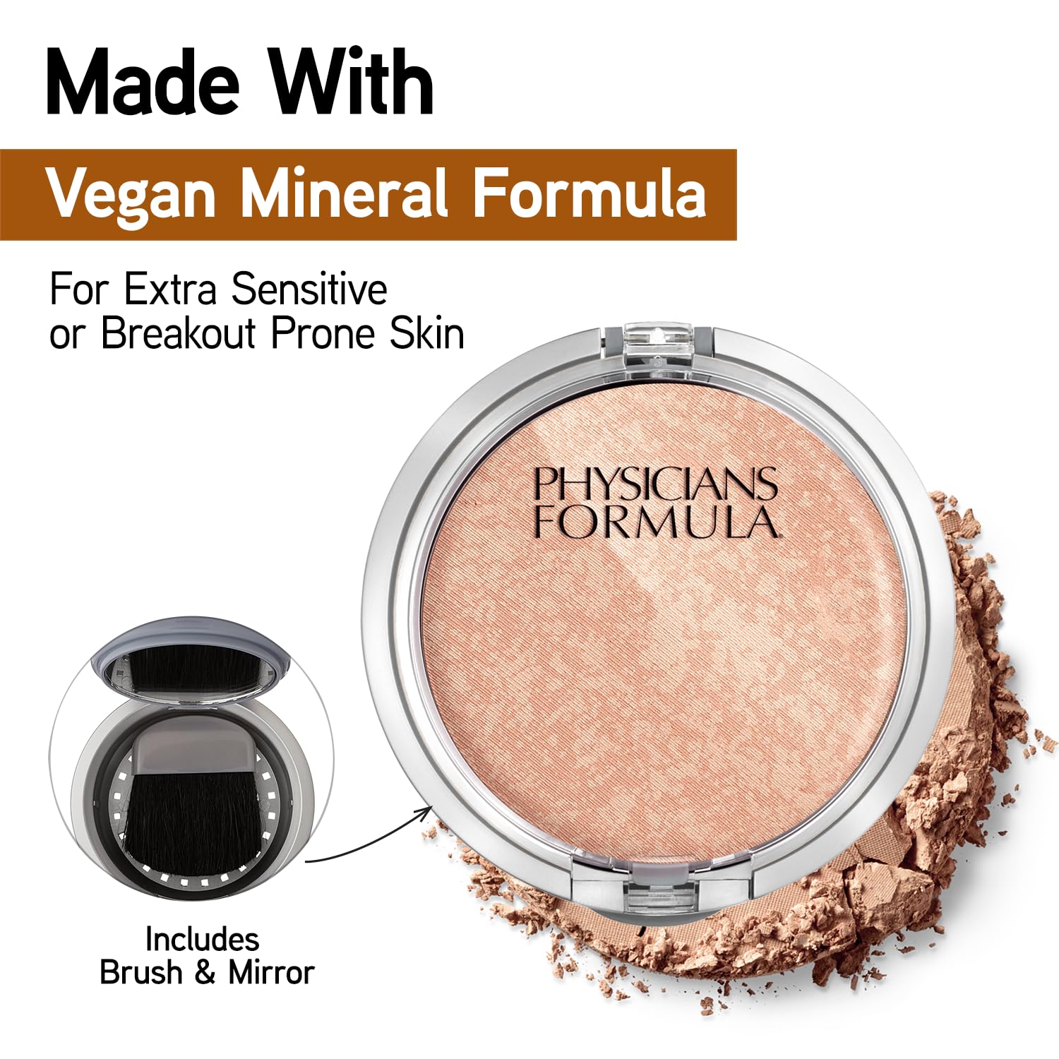 Foto 6 pulgar | Polvo Facial Mineral Physicians Formula Mineral Wear Creamy Natural - Venta Internacional.