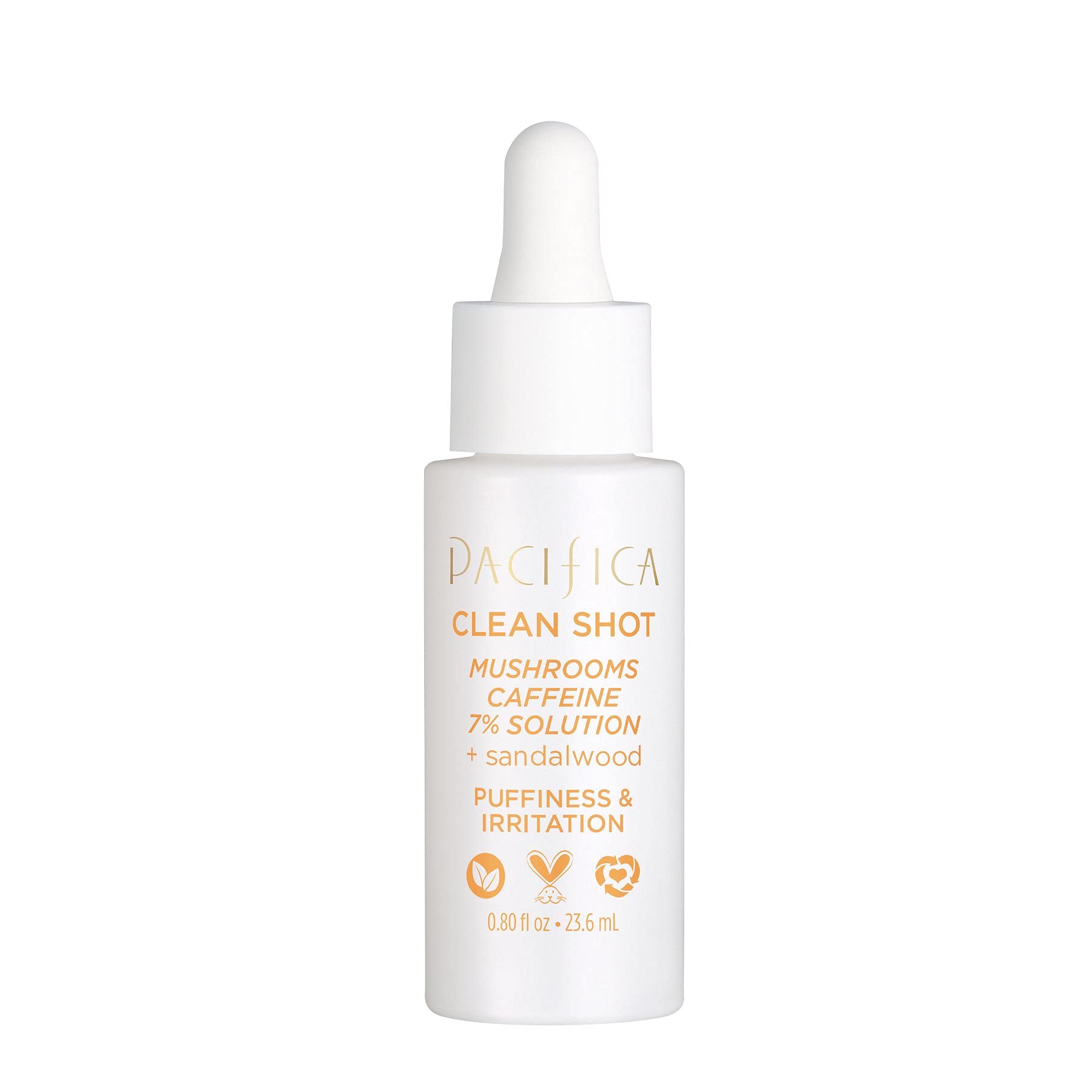 Serum Pacifica Clean Shot Con Hongos Y Cafeína, 23 Ml, Unisex - Venta Internacional.