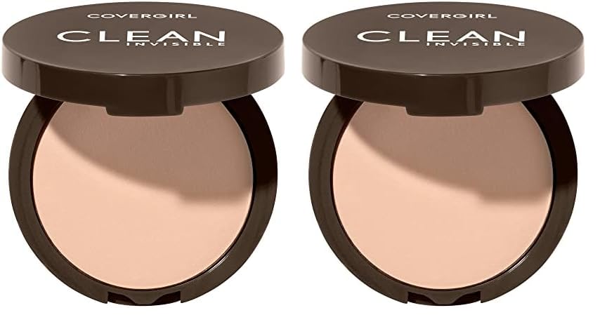 Foto 2 pulgar | Polvo Prensado Covergirl Clean Invisible Vegan Creamy 11g - Venta Internacional.