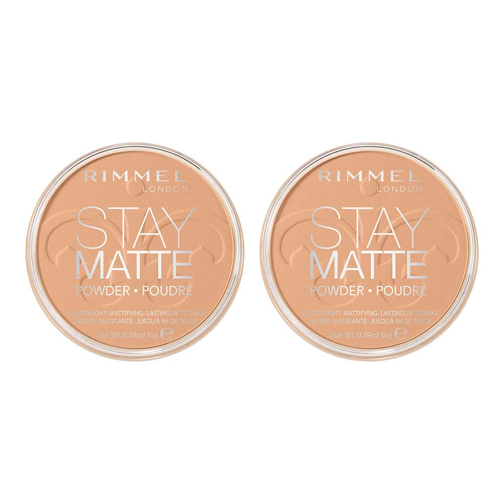 Polvo Prensado Rimmel Stay Matte 016 Deep Beige 14 G (paquete De 2) - Venta Internacional.