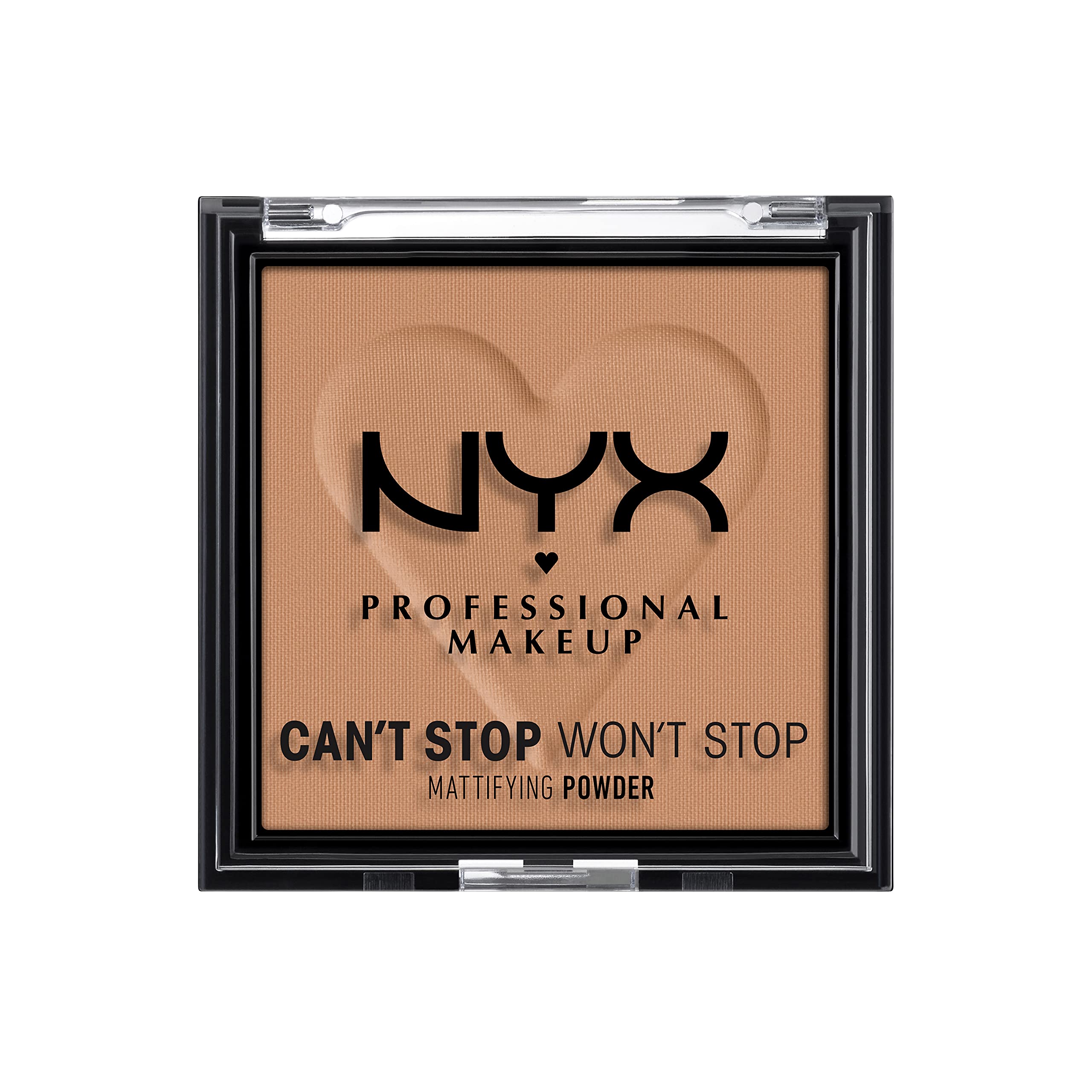 Polvo Prensado Nyx Professional Makeup Can't Stop Won't Stop - Caramelo - Venta Internacional.