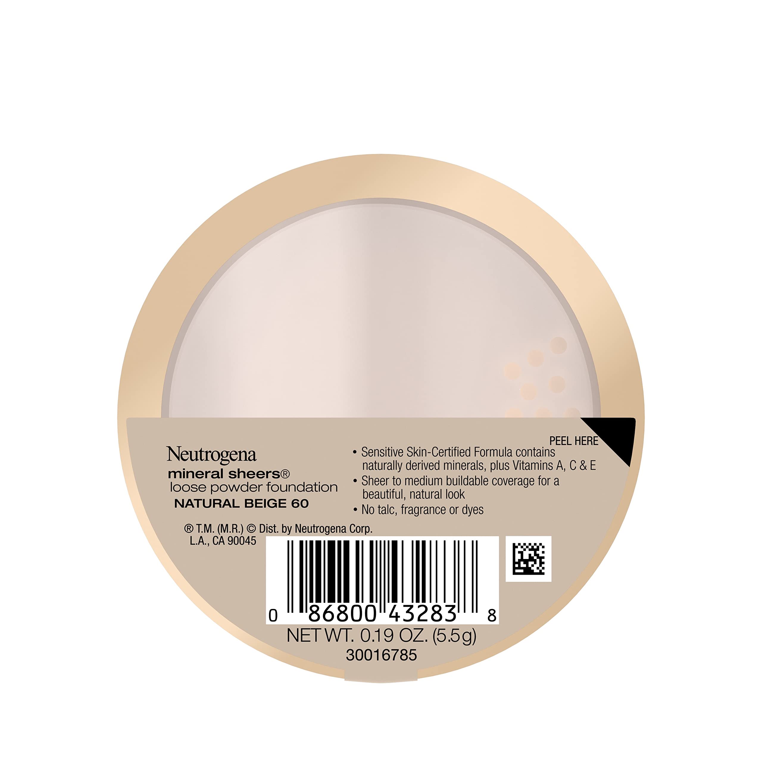 Foto 7 pulgar | Polvo Suelto Foundation Neutrogena Mineral Sheers, Color Beige Natural - Venta Internacional.