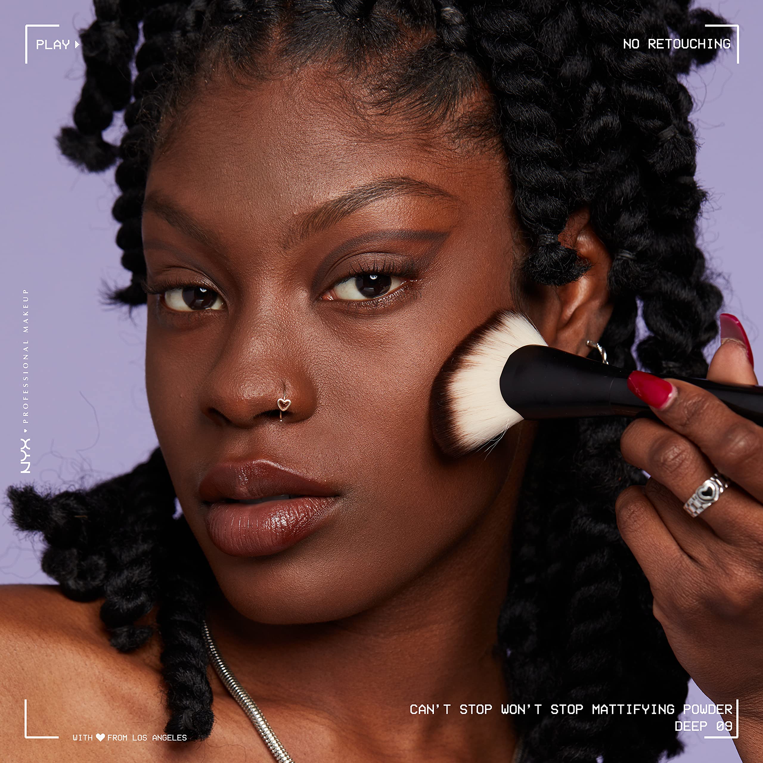 Foto 4 | Polvo Prensado Nyx Professional Makeup Can't Stop Won't Stop - Venta Internacional.
