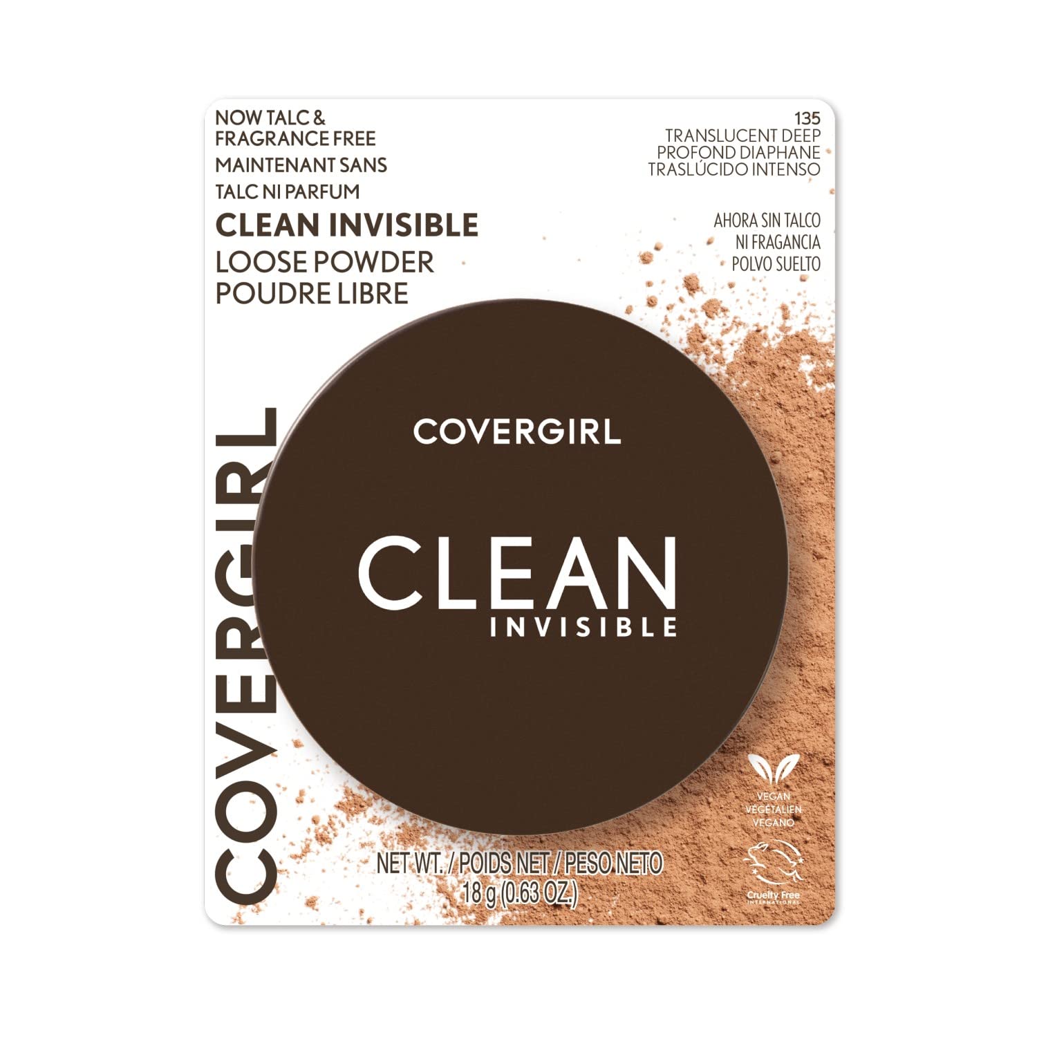 Foto 3 pulgar | Polvo Suelto Covergirl Clean Invisible Translucent Deep 20 G - Venta Internacional.