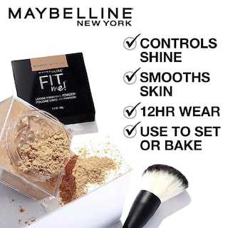 Foto 3 | Polvo Fijador Maybelline Fit Me Loose Medium 30 G - Venta Internacional.