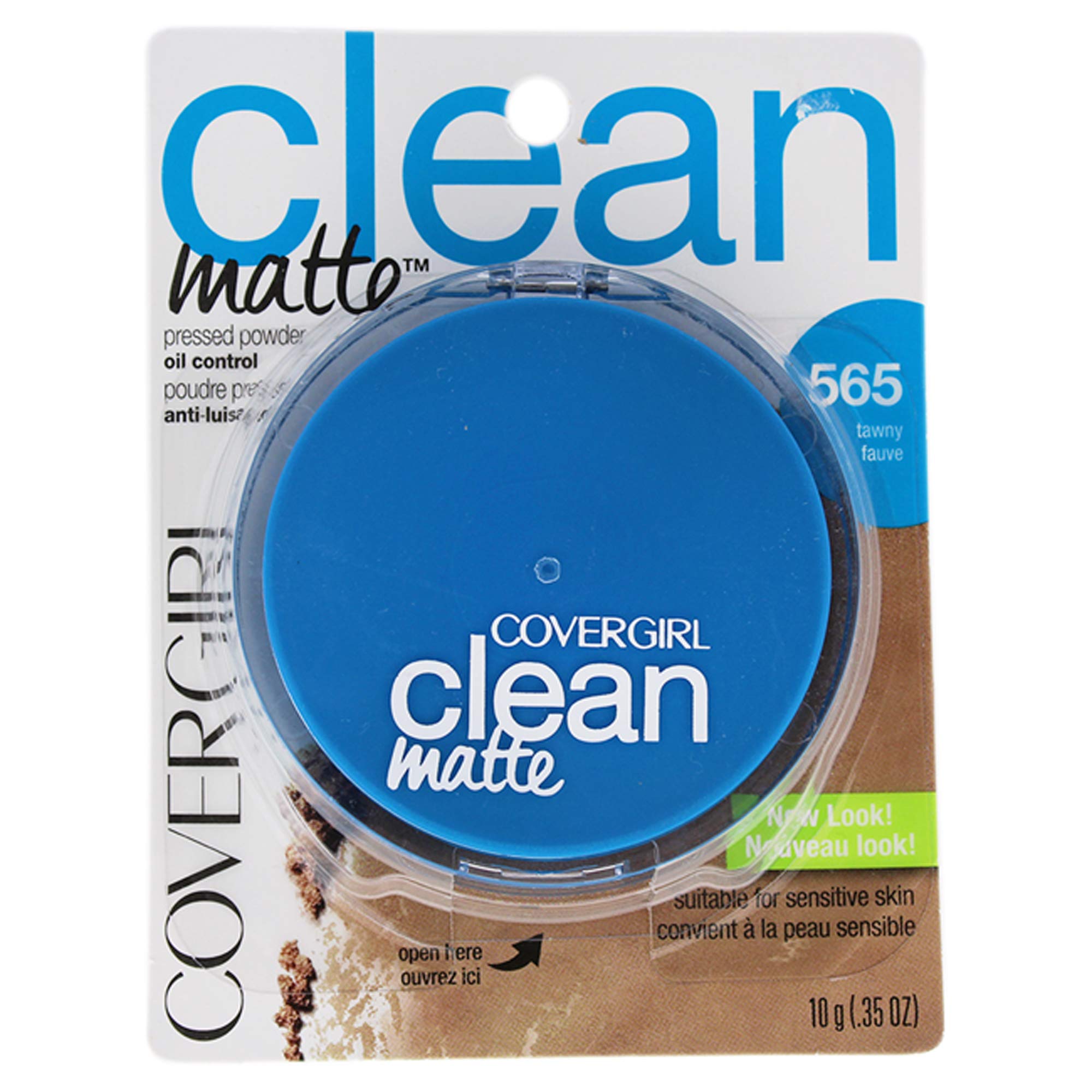 Polvo Covergirl Clean Matte Tawny De 10 G Testado Dermatológicamente - Venta Internacional.