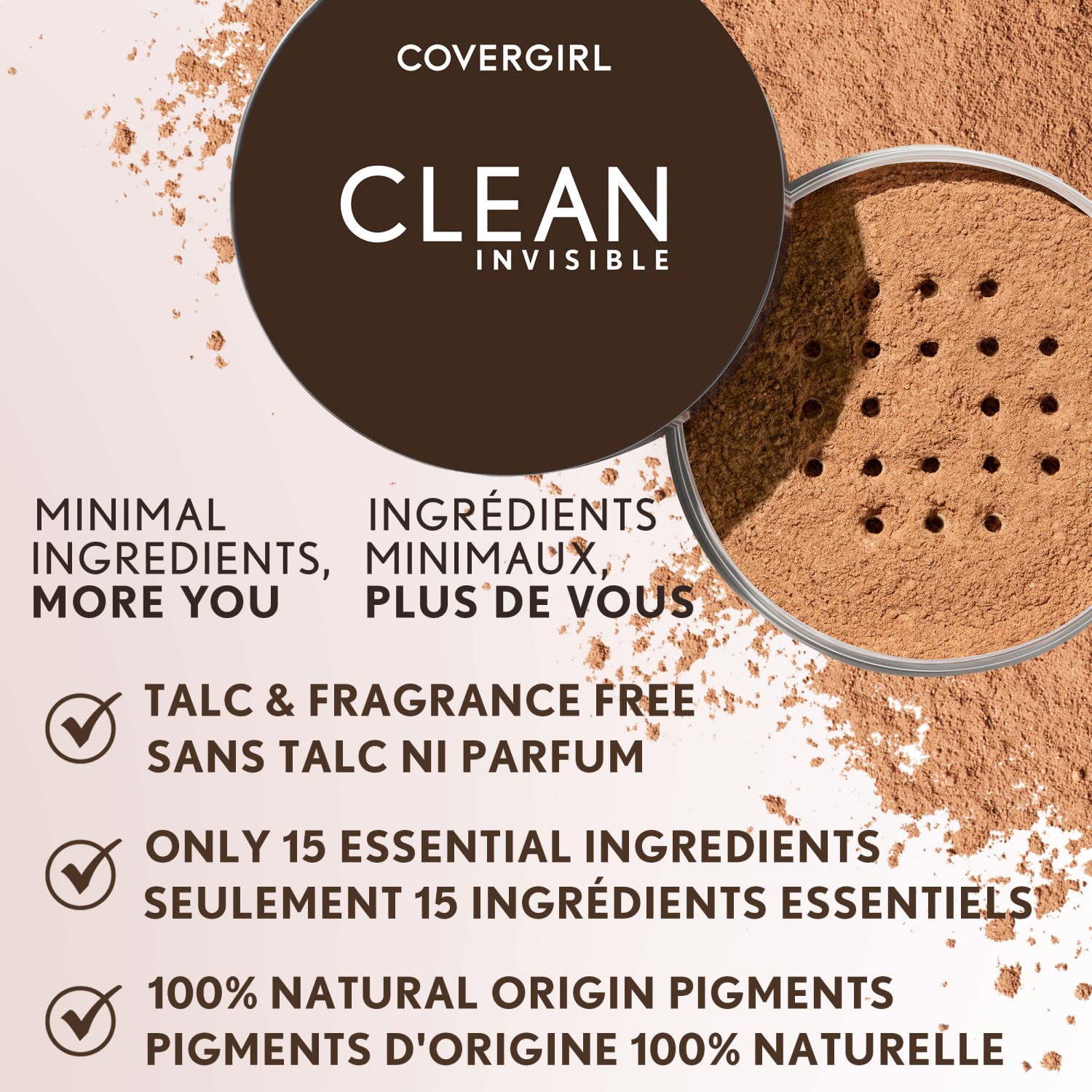 Foto 7 pulgar | Polvo Suelto Covergirl Clean Invisible Translucent Fair 20 G - Venta Internacional.