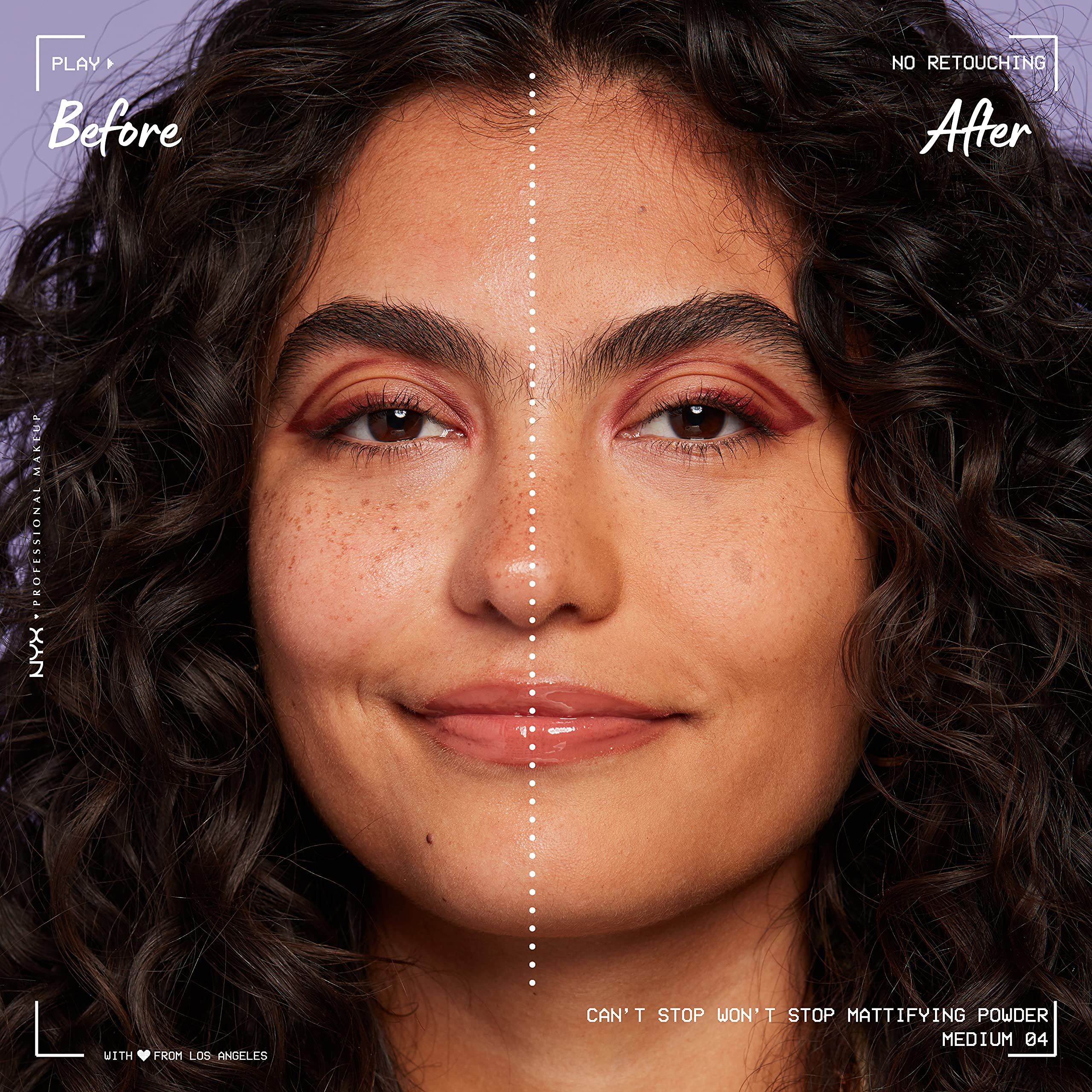 Foto 4 pulgar | Polvo Prensado Nyx Professional Makeup Can't Stop Won't Stop - Venta Internacional.