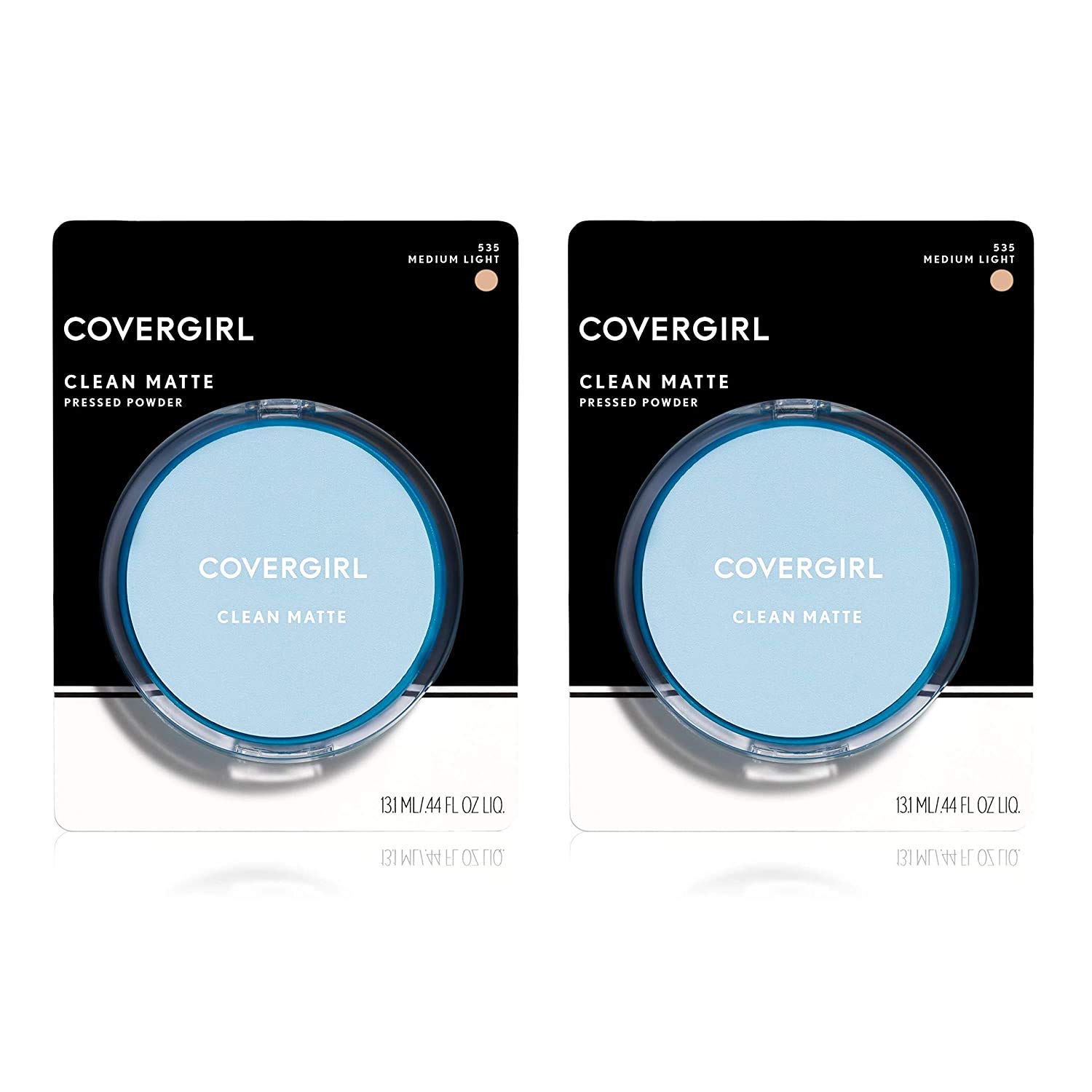 Polvo Prensado Covergirl Clean Matte Medium Light 10 G X2 - Venta Internacional.